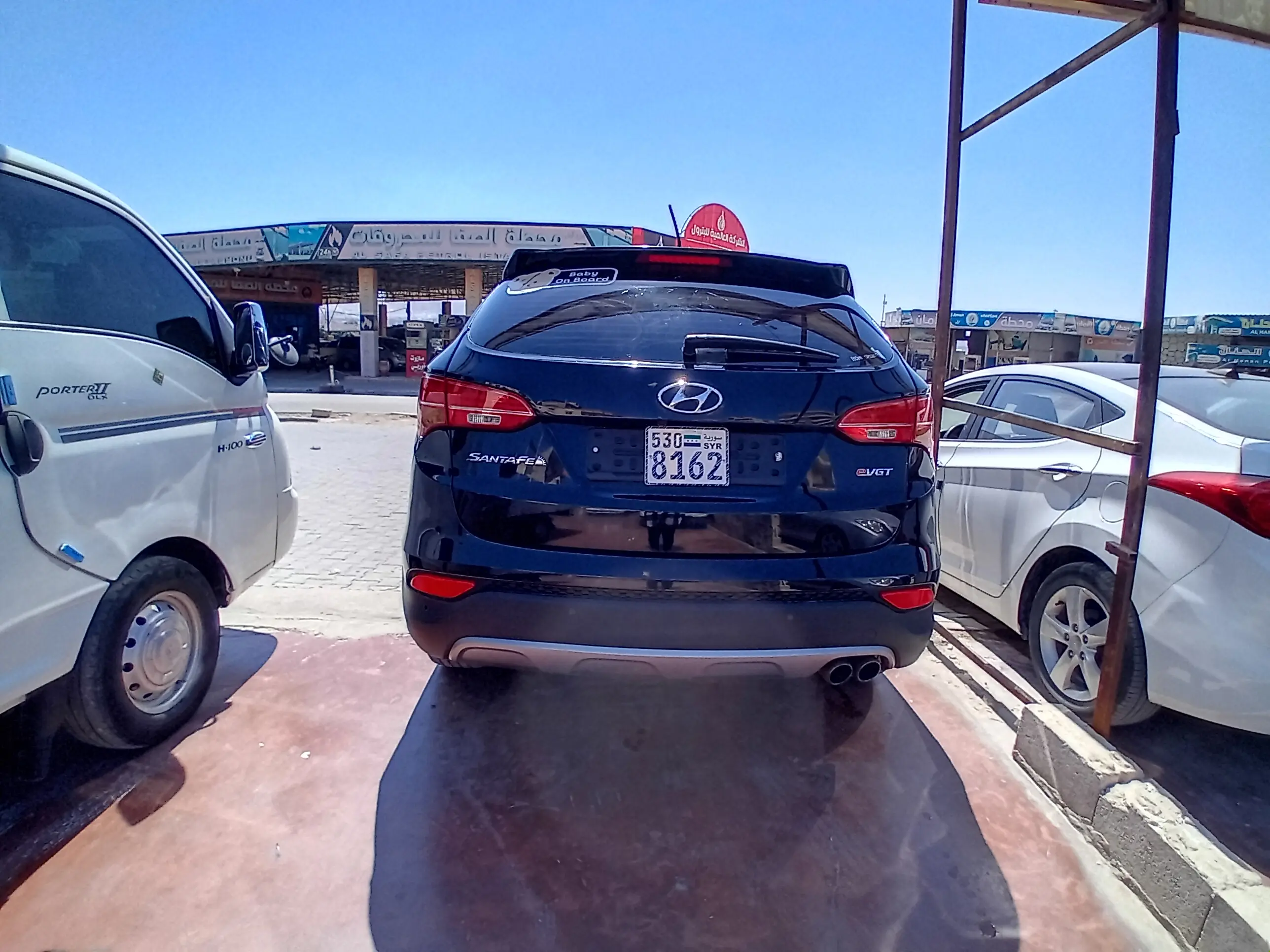 kilometrage car sale hyundai santa fe evgt suv used 2013 aleppo kj image