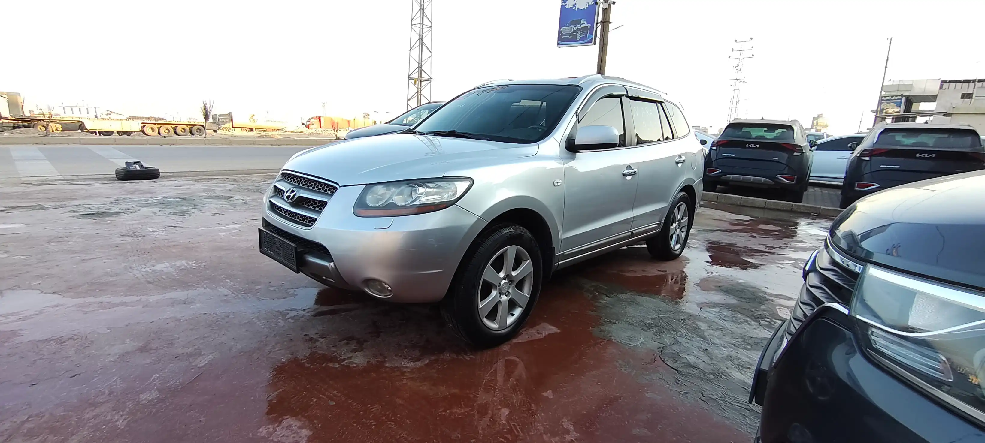 kilometrage car sale hyundai santa fe slx suv used 2007 aleppo lg card image