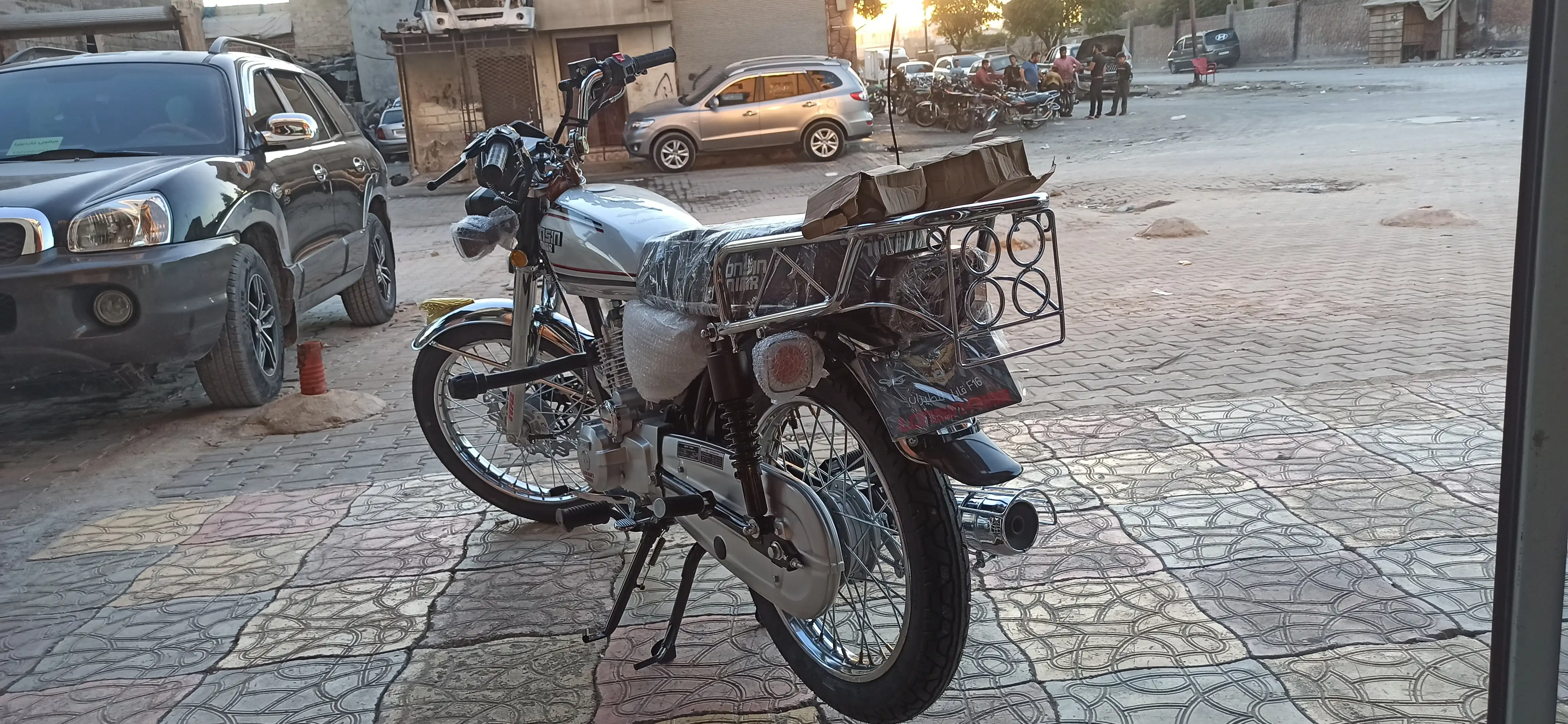 kilometrage motorbike loncin cg 150 commercial new 2025 aleppo as image