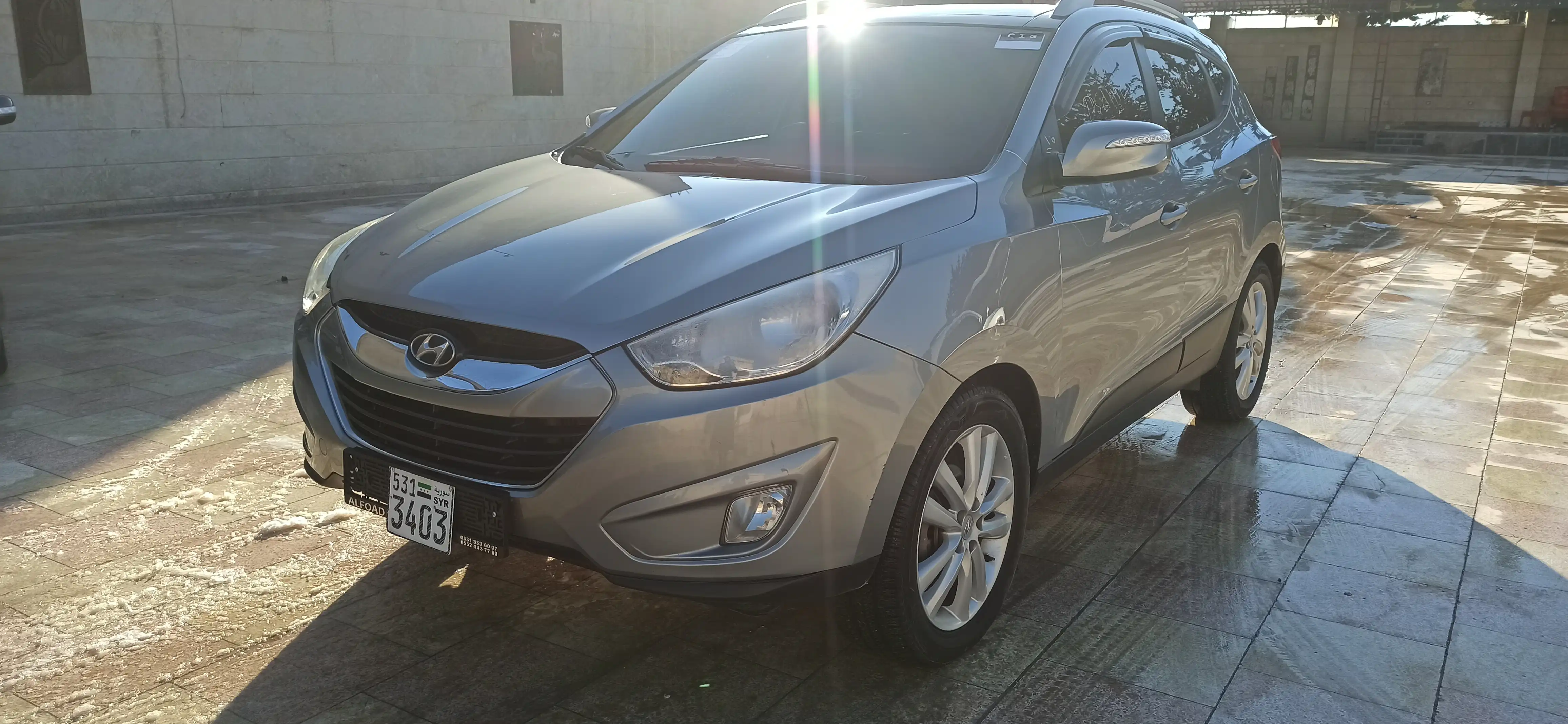 kilometrage car sale hyundai tucson lx20 evgt suv used 2010 aleppo zf card image