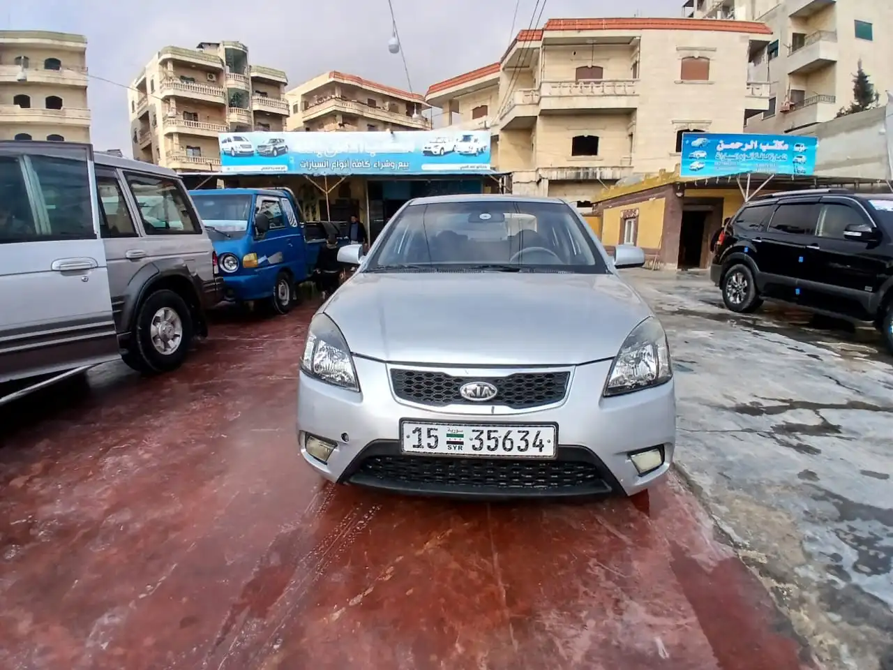 kilometrage car sale kia rio s sedan 2011 aleppo vu image