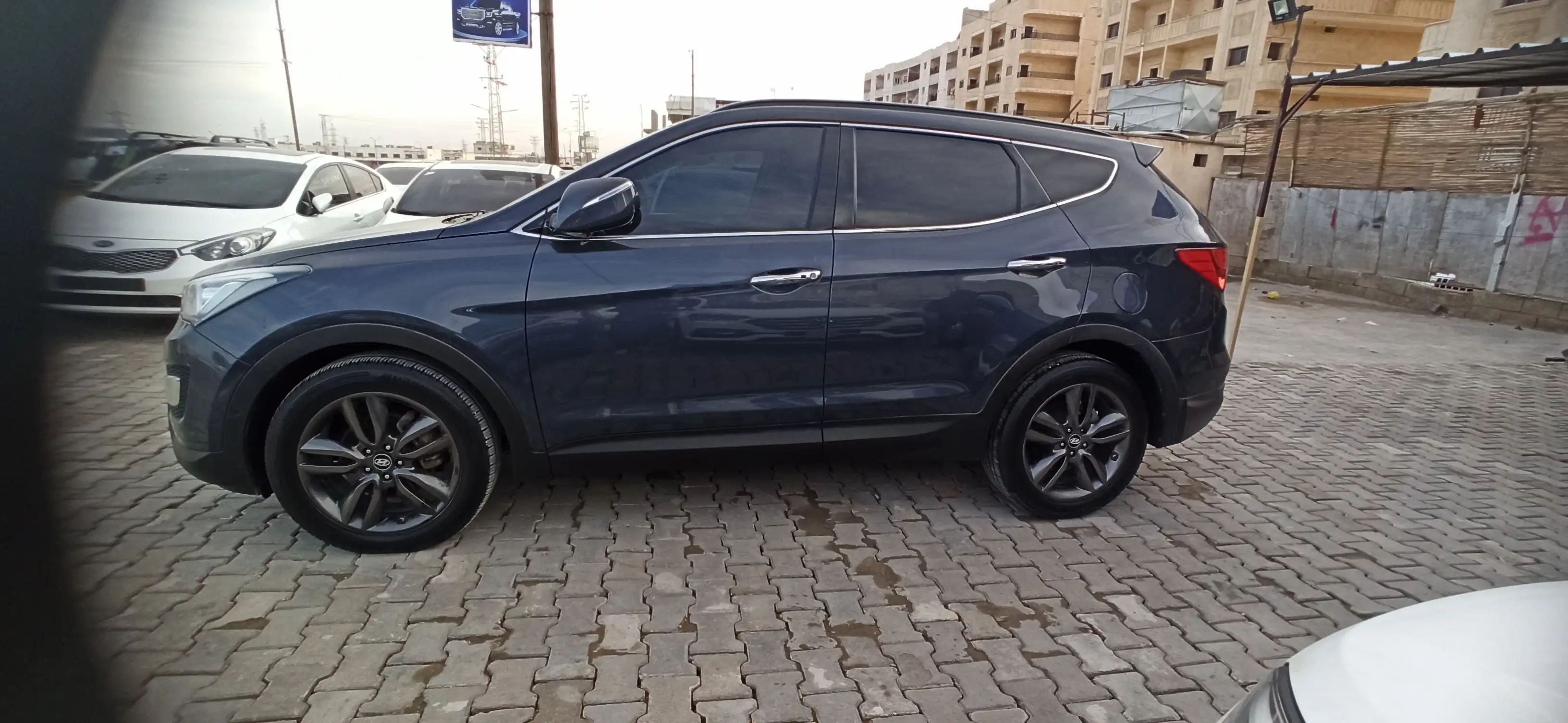 kilometrage car sale hyundai santa fe evgt suv used 2014 aleppo jg image