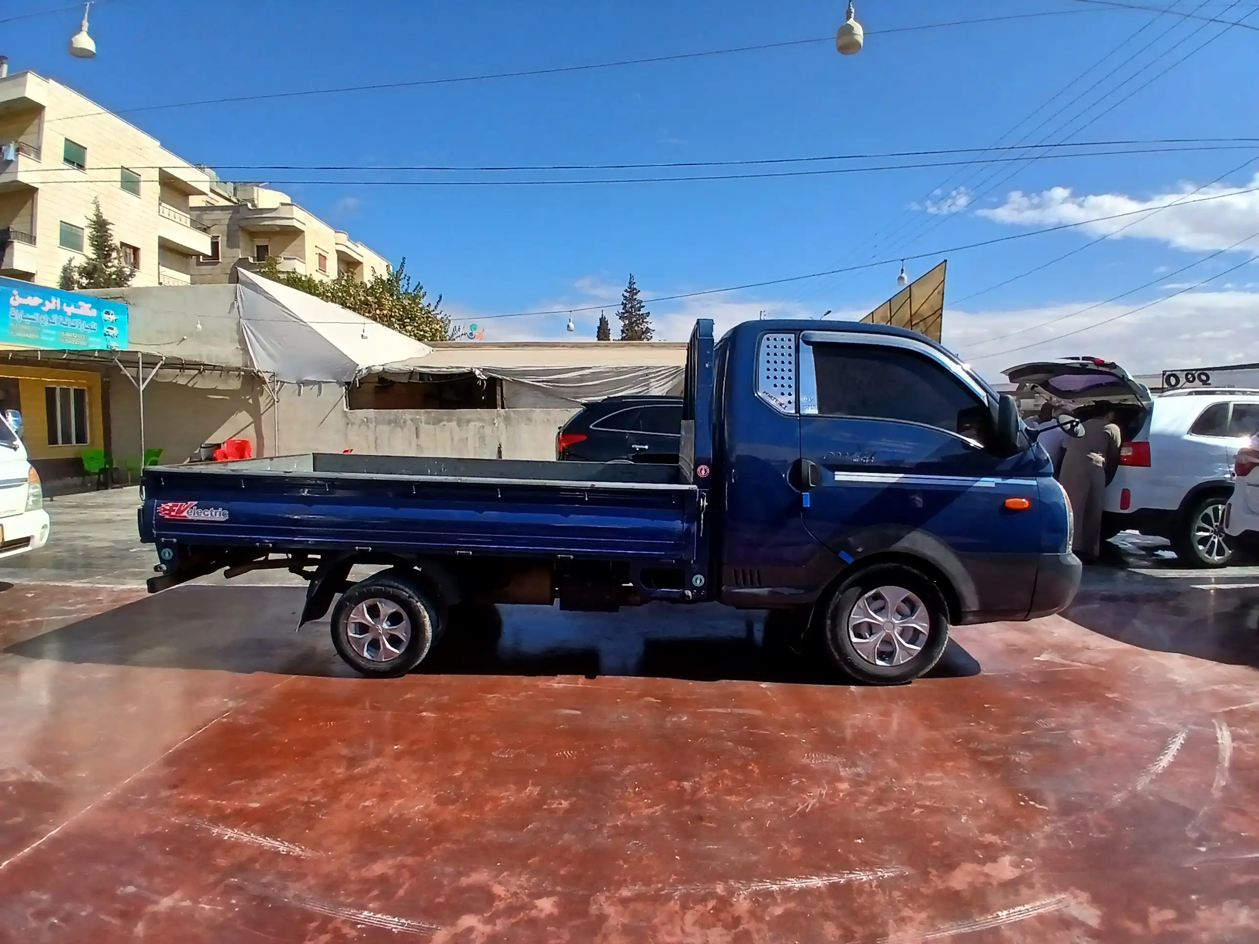 kilometrage car sale hyundai porter 2 crdi cargo truck used 2010 aleppo bk image