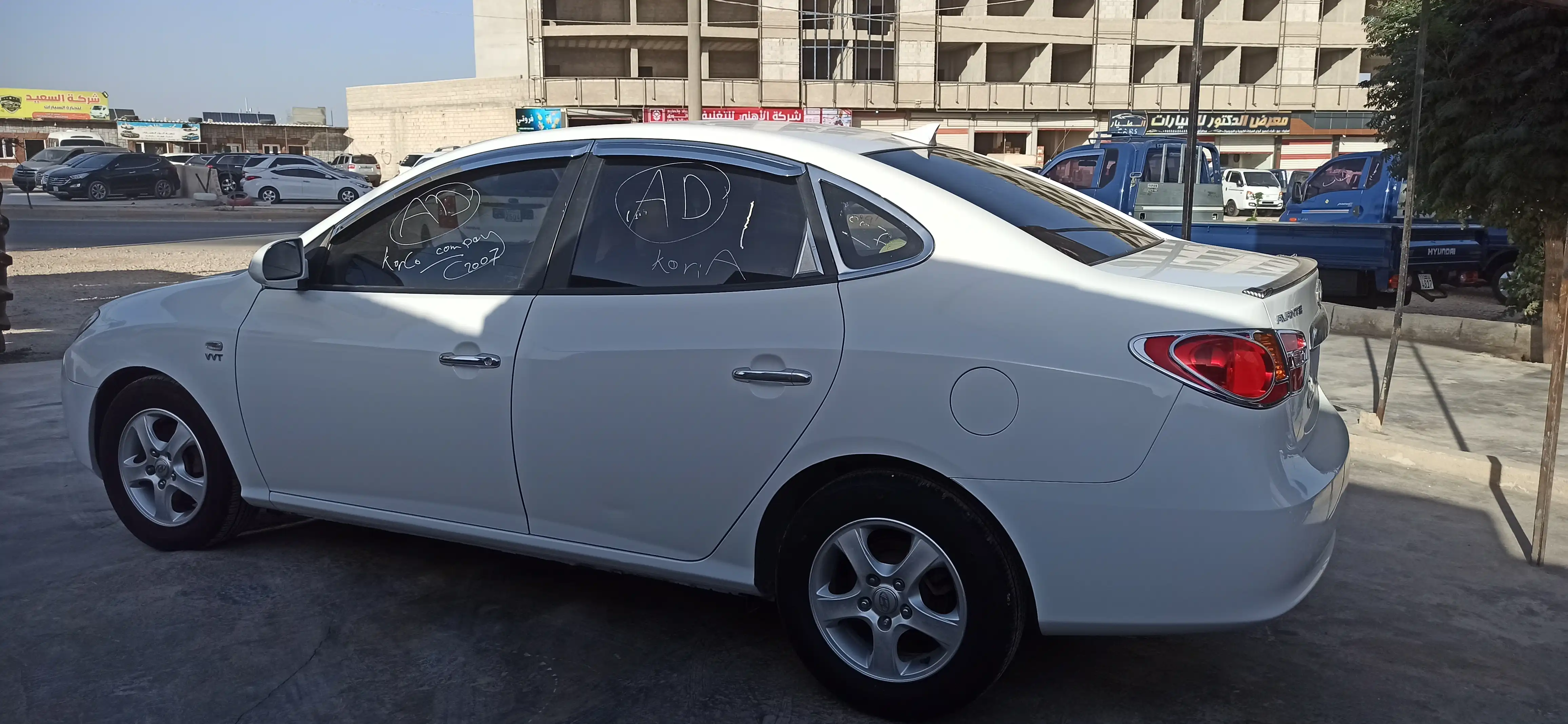 kilometrage car sale hyundai avante standard sedan used 2007 aleppo wn image