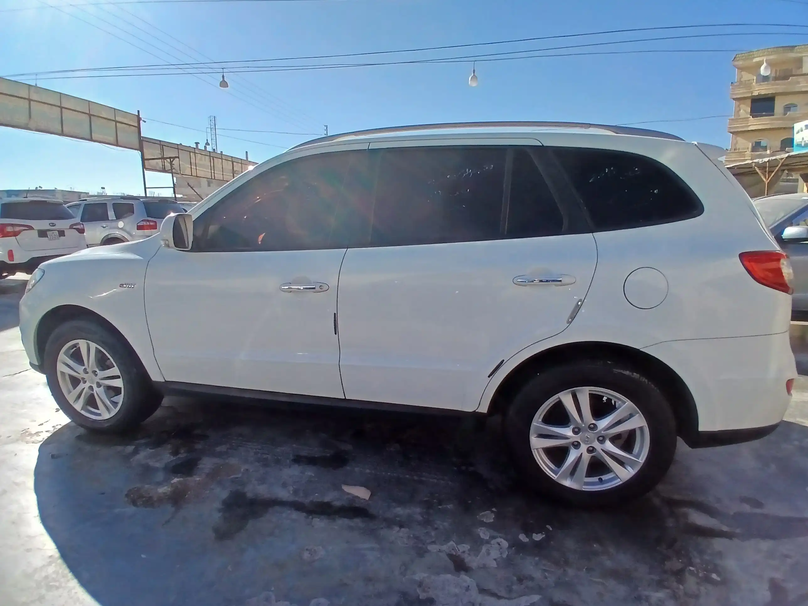 kilometrage car sale hyundai santa fe evgt suv used 2010 aleppo nu image