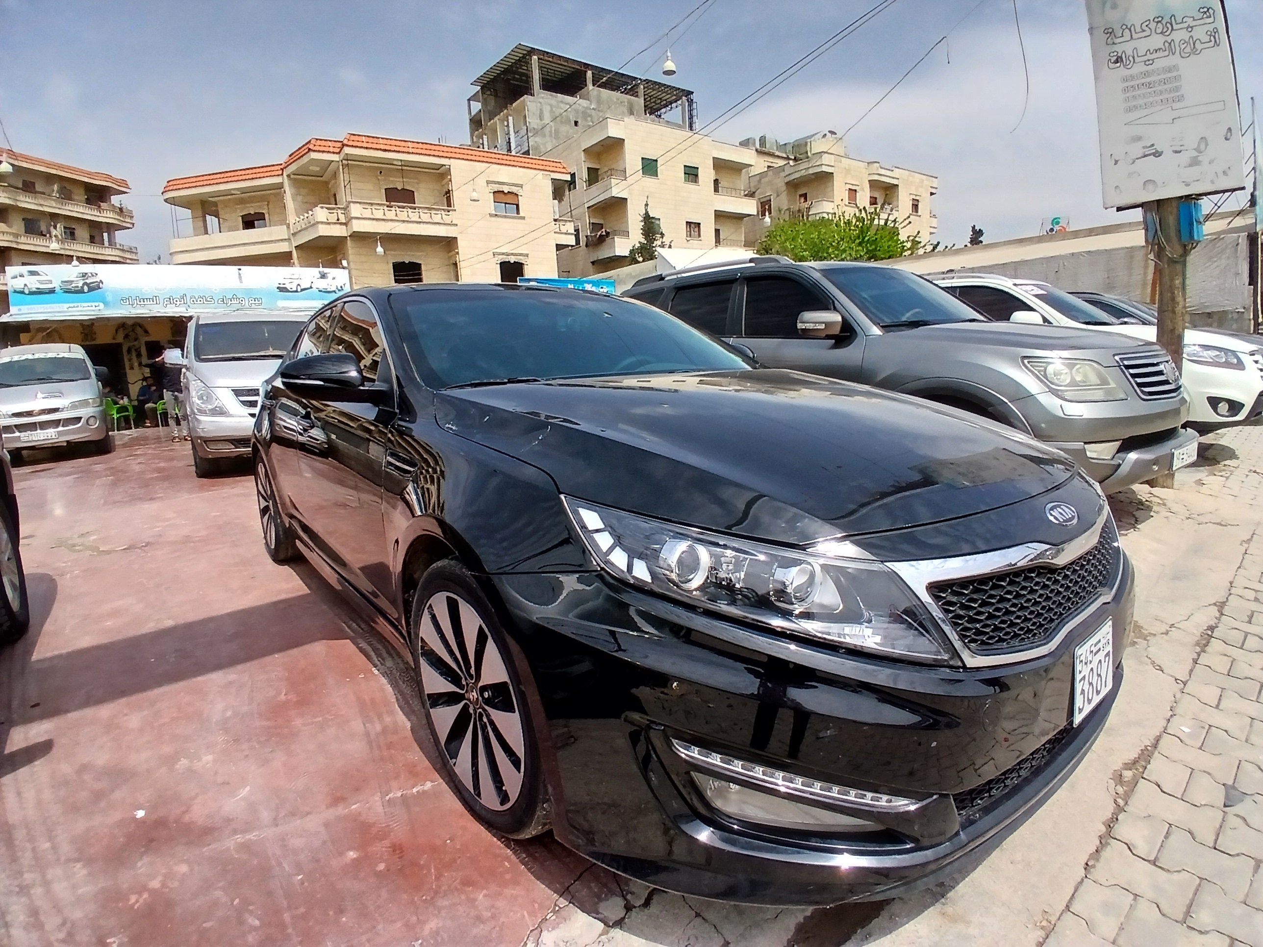 kilometrage car sale kia k5 standard sedan used 2010 aleppo xa image