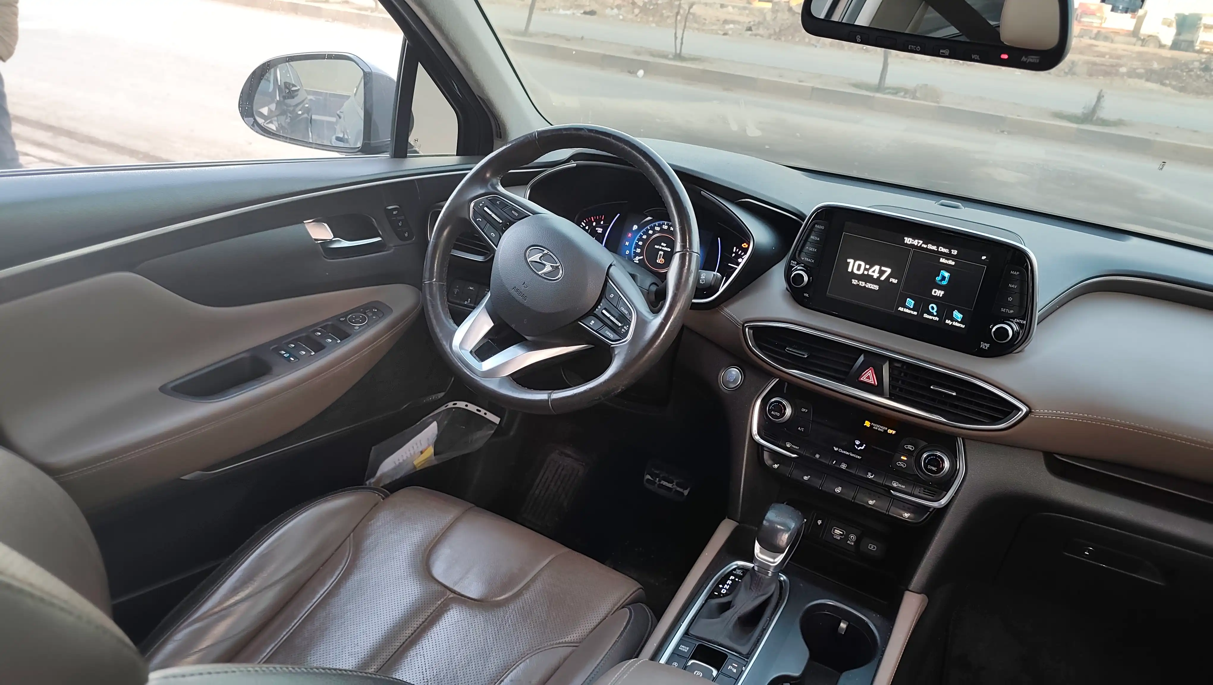 kilometrage car sale hyundai santa fe 2 2 d suv used 2019 aleppo hu image