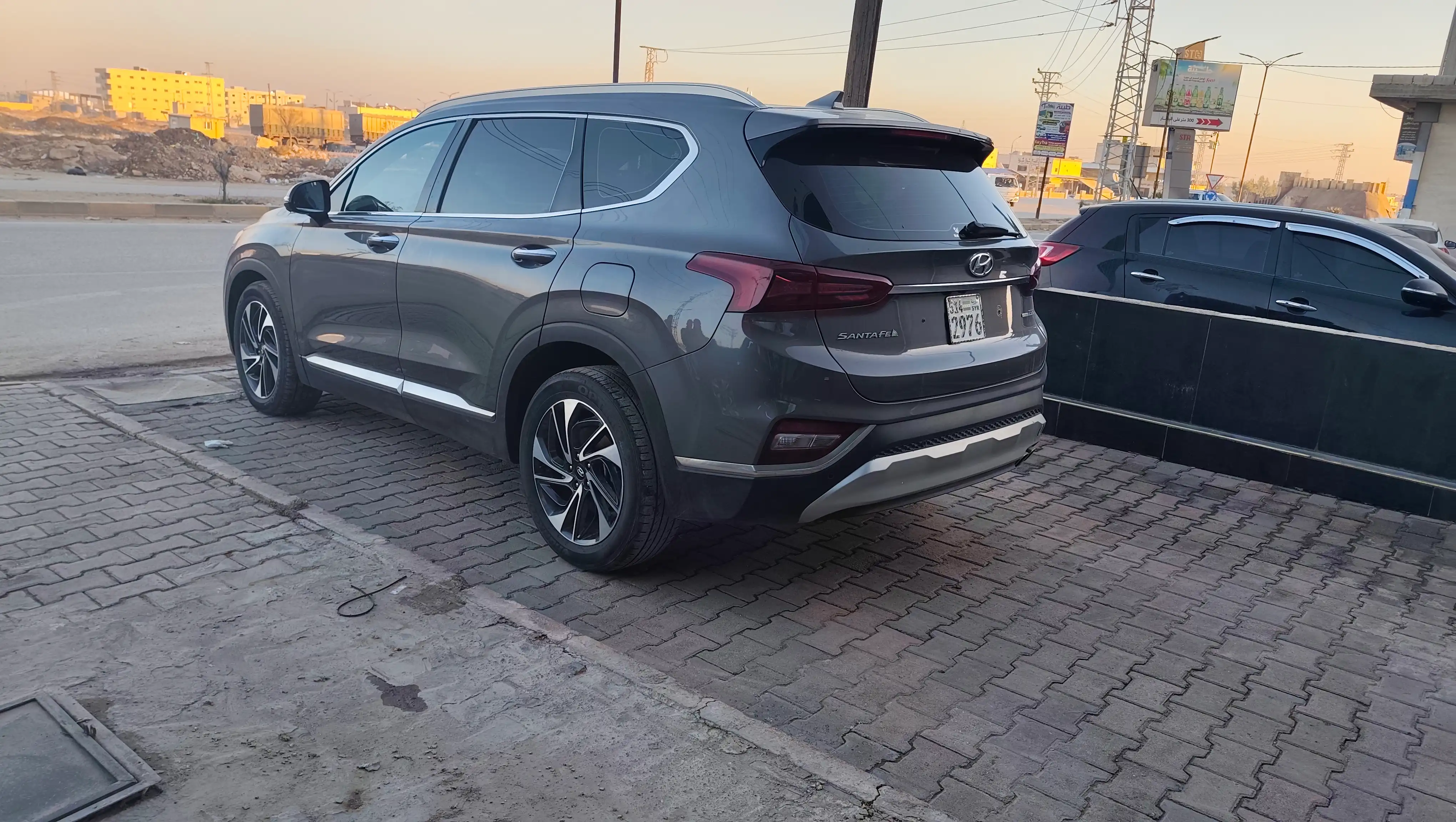 kilometrage car sale hyundai santa fe 2 2 d suv used 2019 aleppo hu image