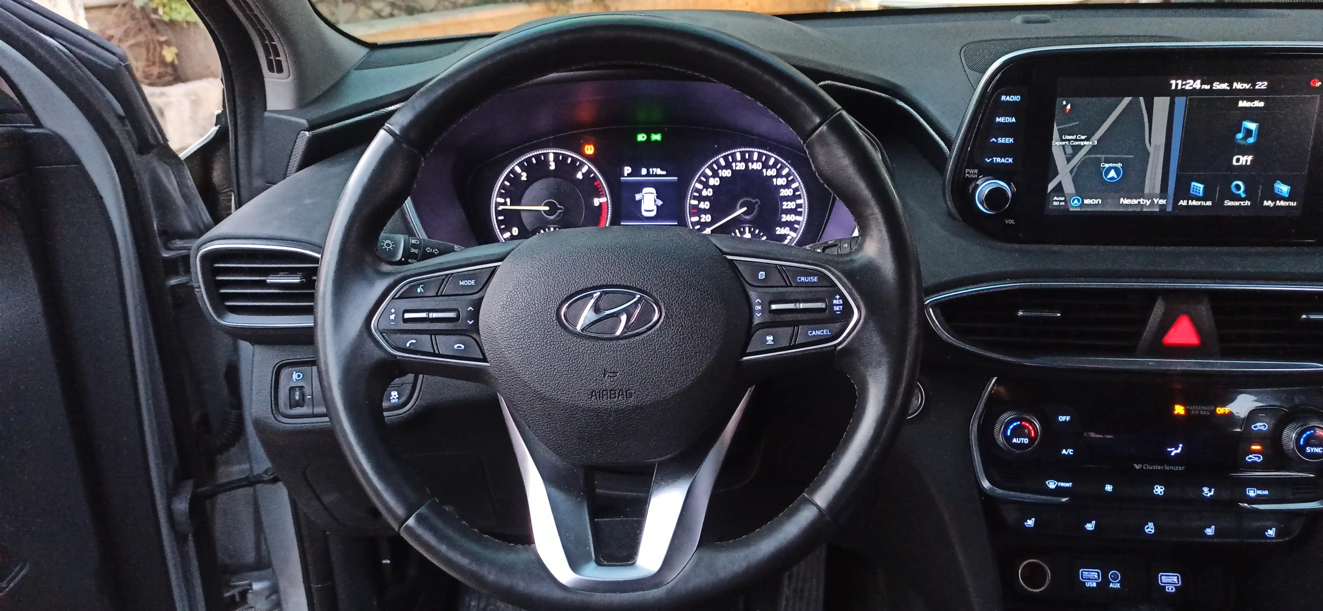 kilometrage car sale hyundai santa fe evgt suv used 2020 aleppo nd image