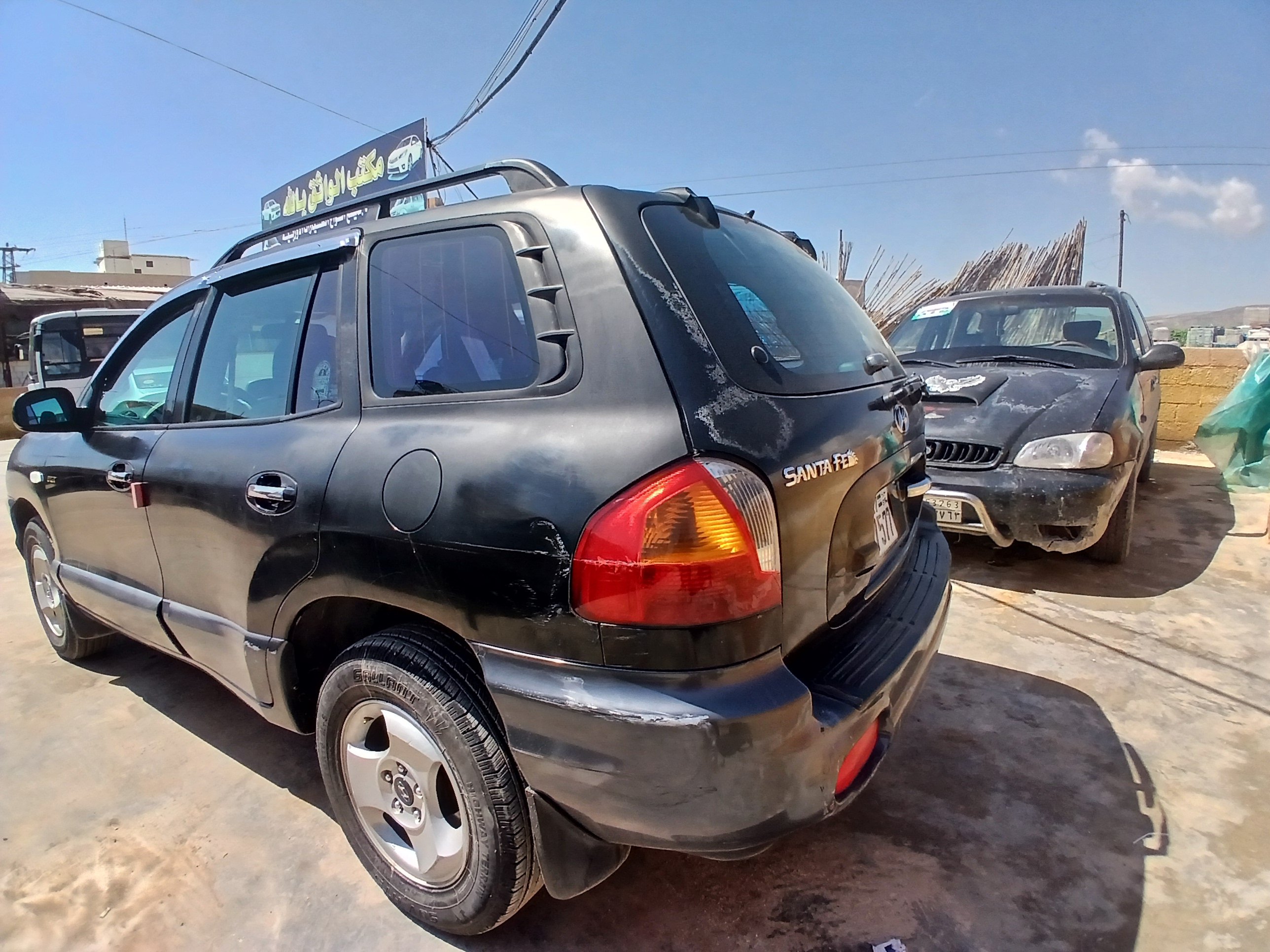kilometrage car sale hyundai santa fe gold suv used 2003 aleppo sf image