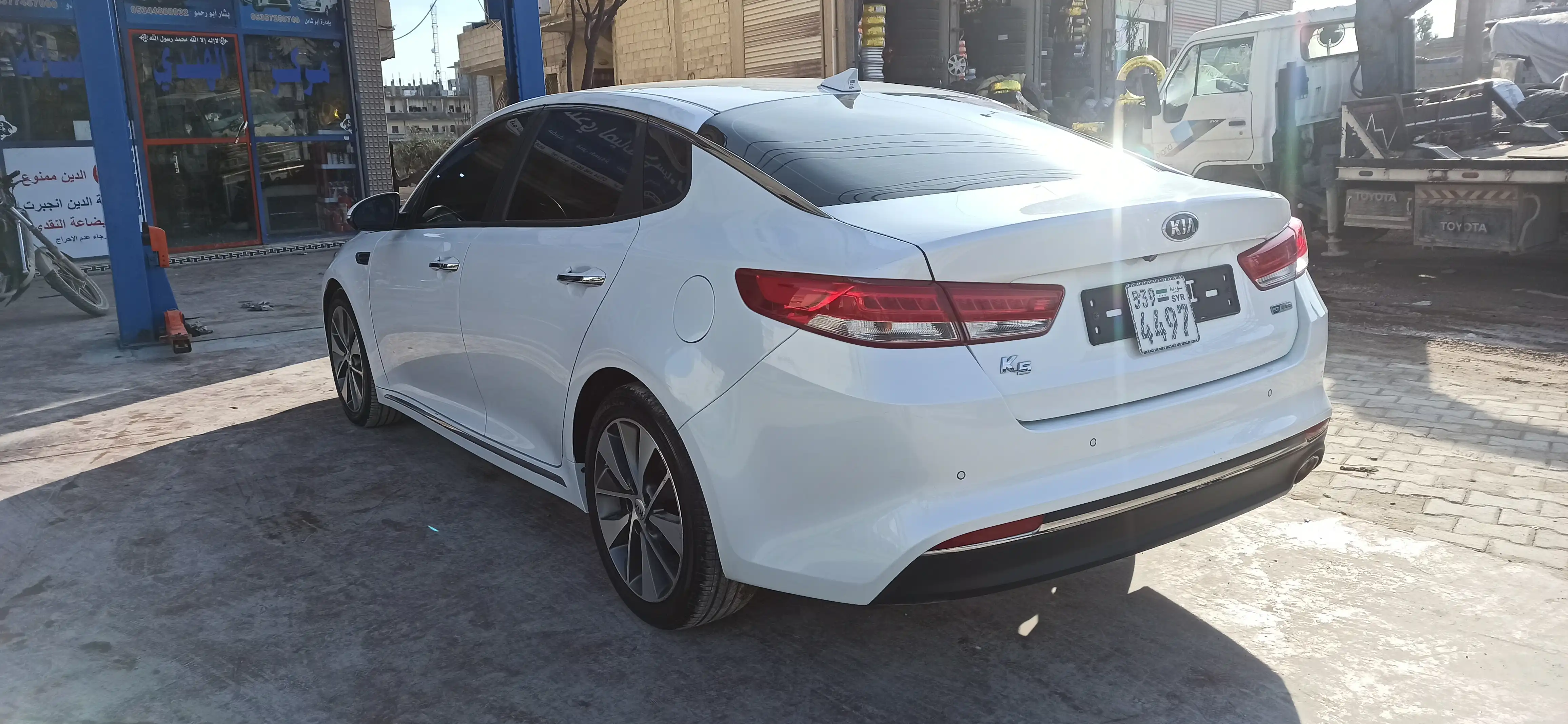 kilometrage car sale kia k5 standard sedan used 2017 aleppo td image
