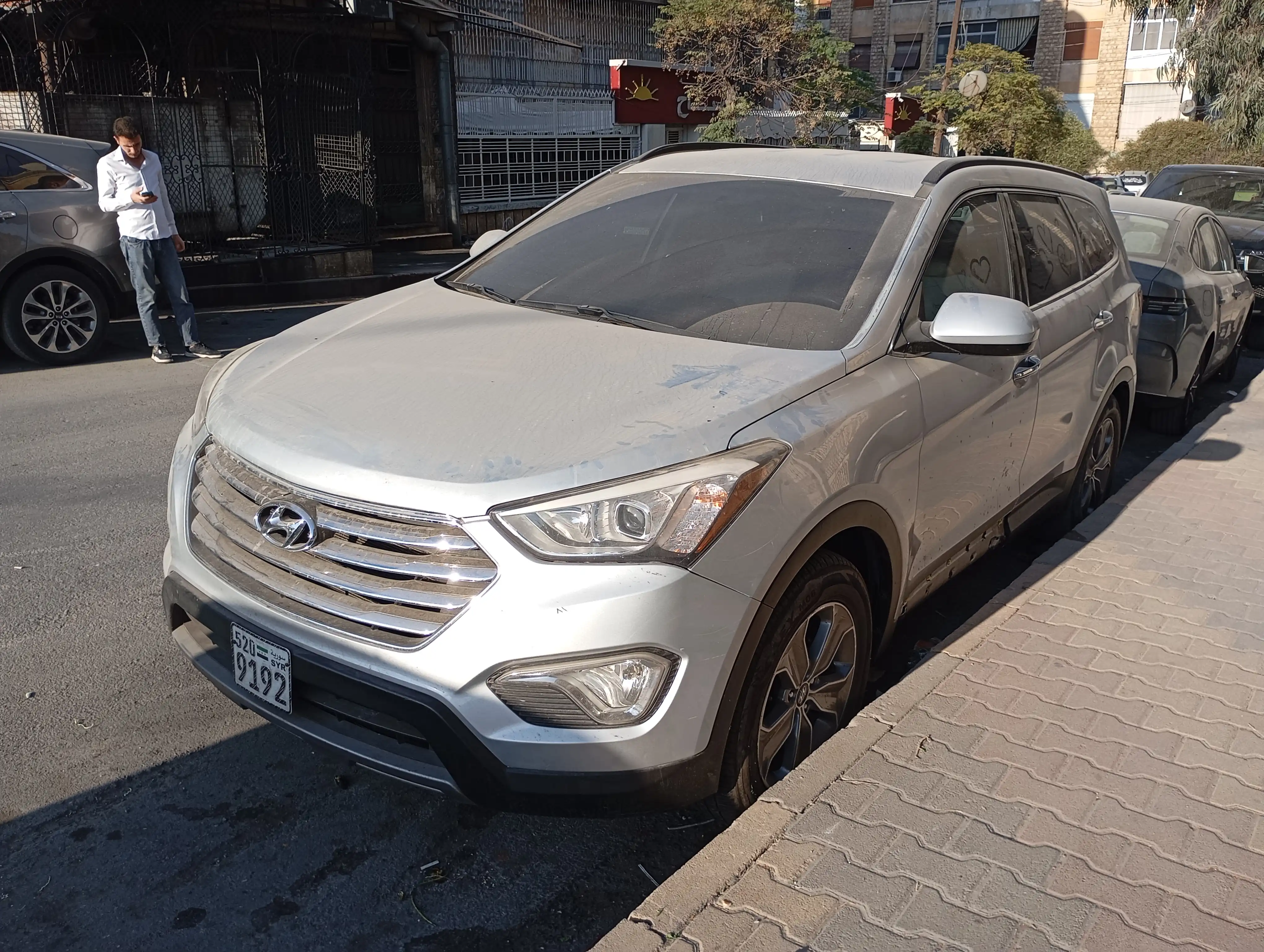 kilometrage car sale hyundai santa fe evgt suv used 2017 aleppo cf image