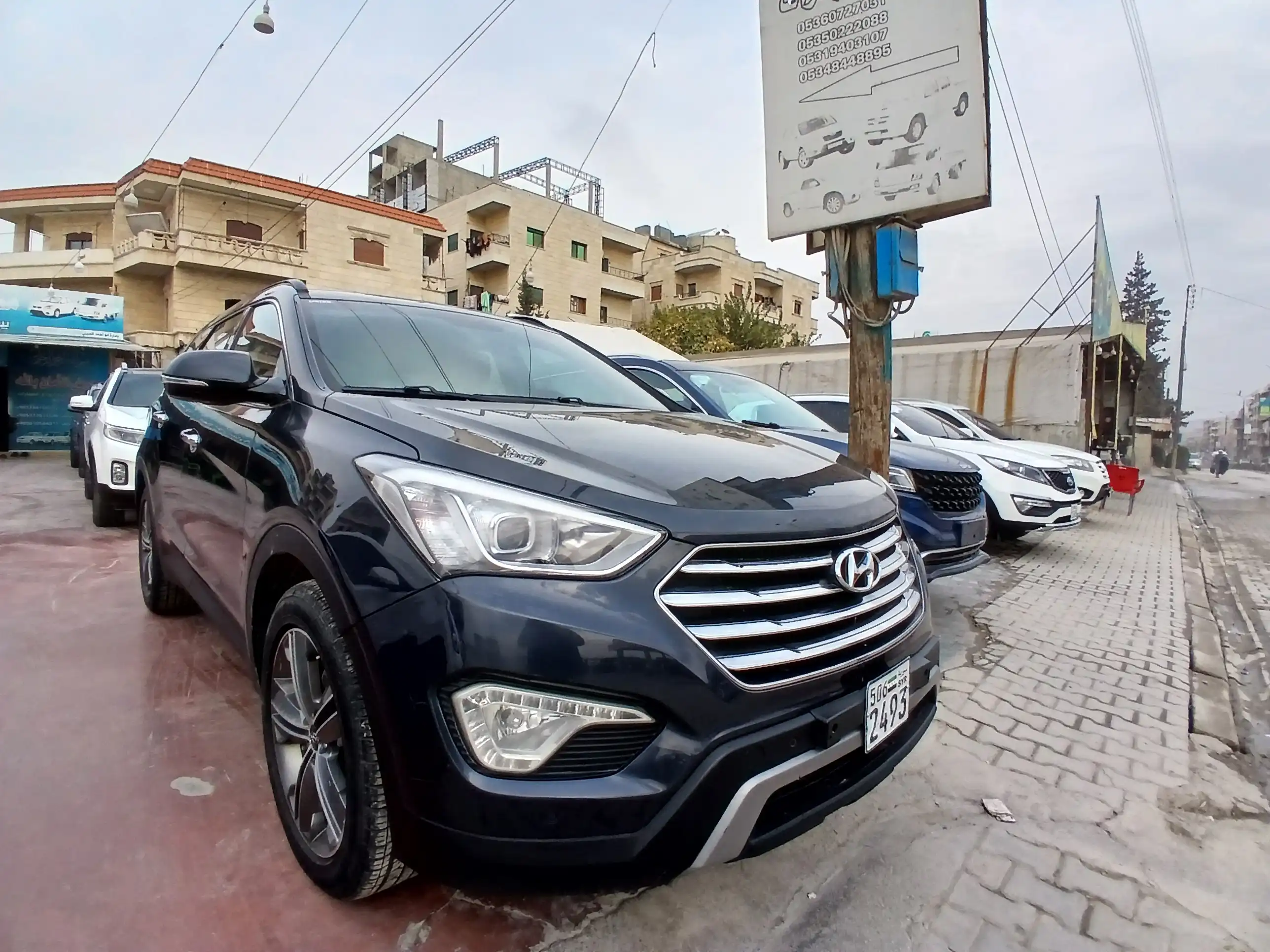 kilometrage car sale hyundai maxcruz evgt suv 2014 aleppo mk image