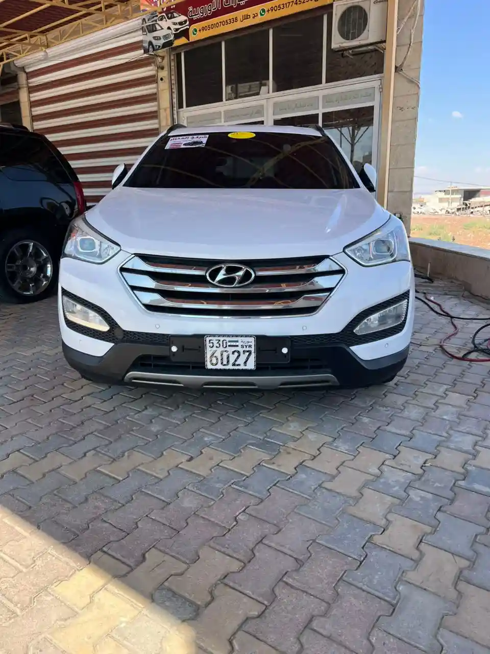 kilometrage car sale hyundai santa fe evgt suv 2014 aleppo wv image