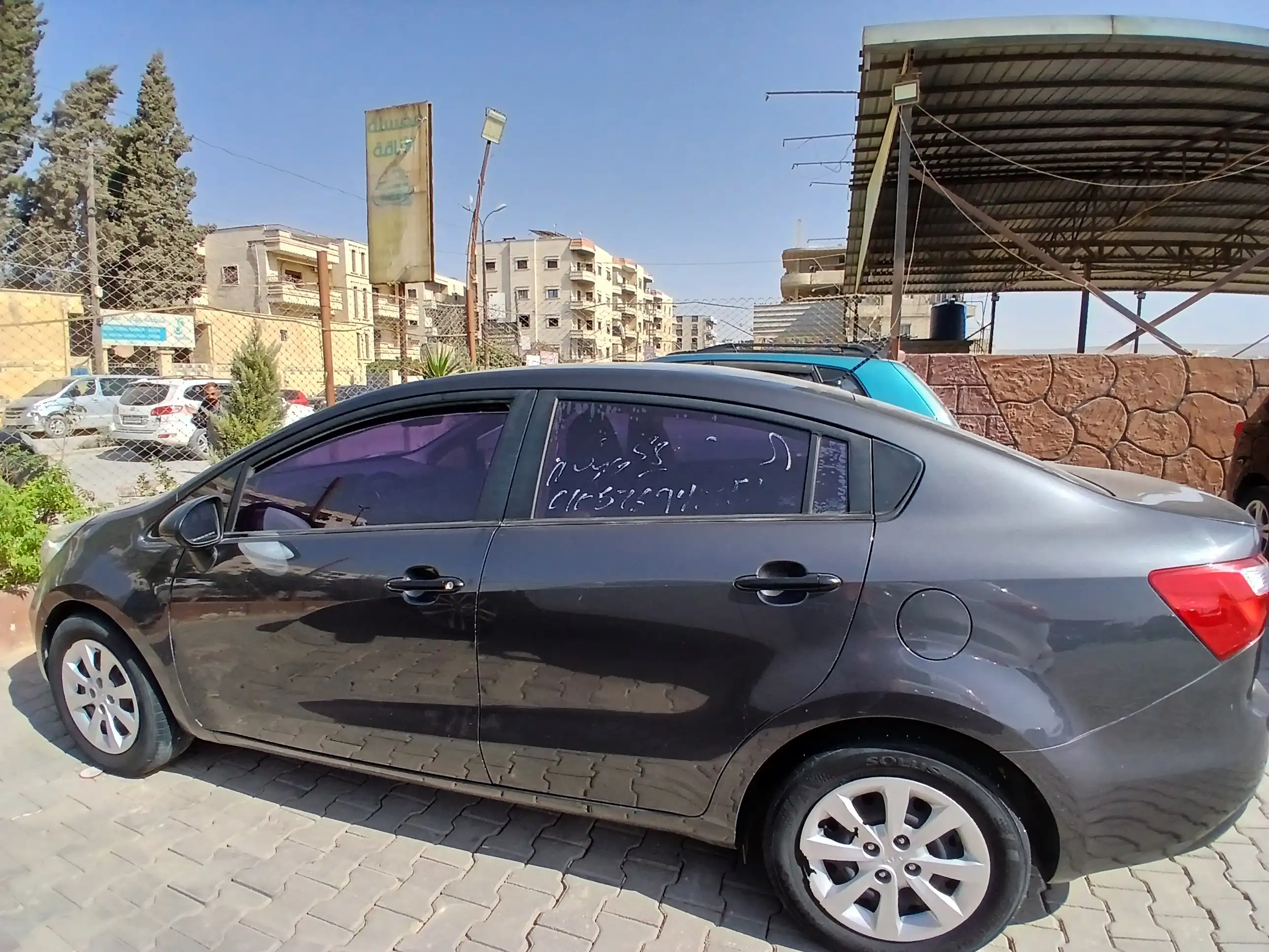 kilometrage car sale kia pride standard sedan used 2014 aleppo xe image