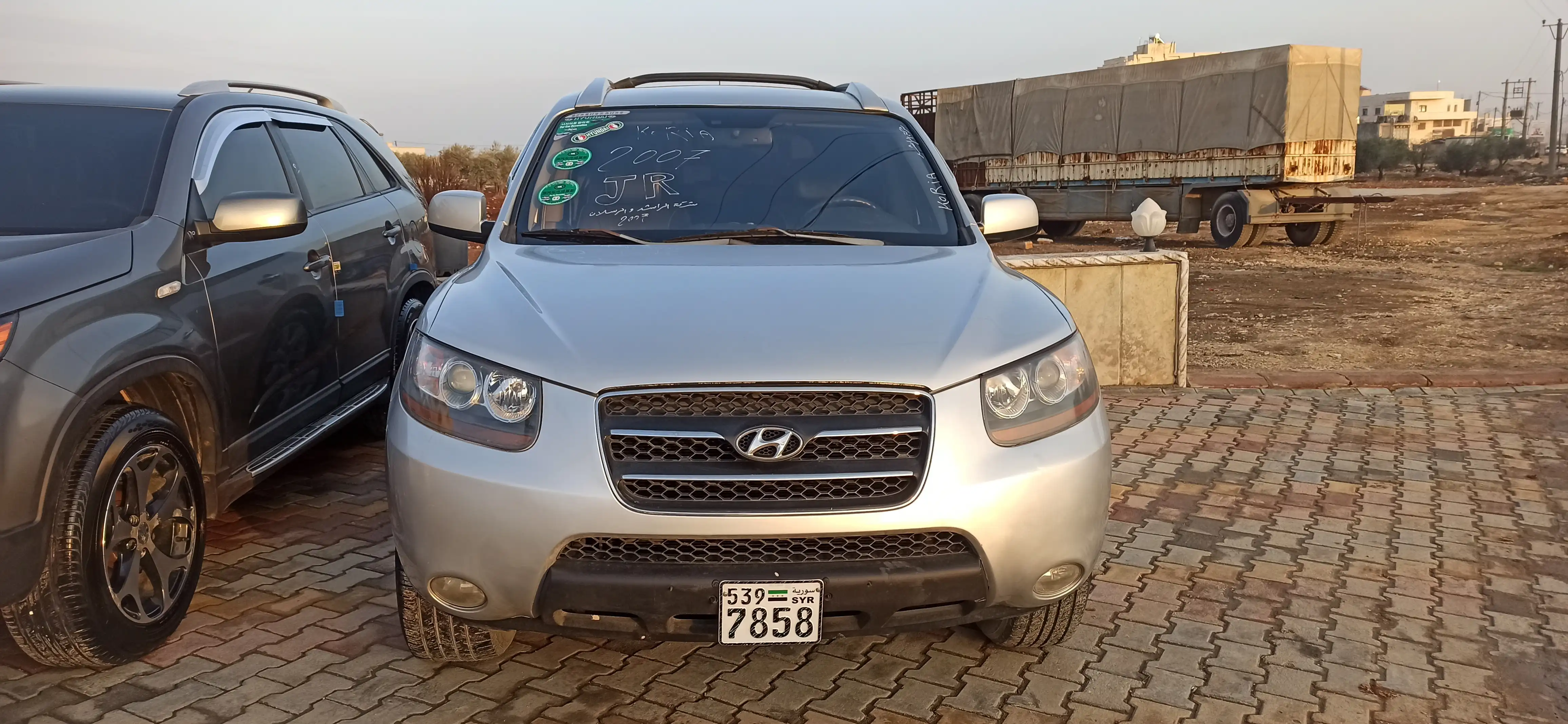 kilometrage car sale hyundai santa fe mlx suv used 2007 aleppo jb image