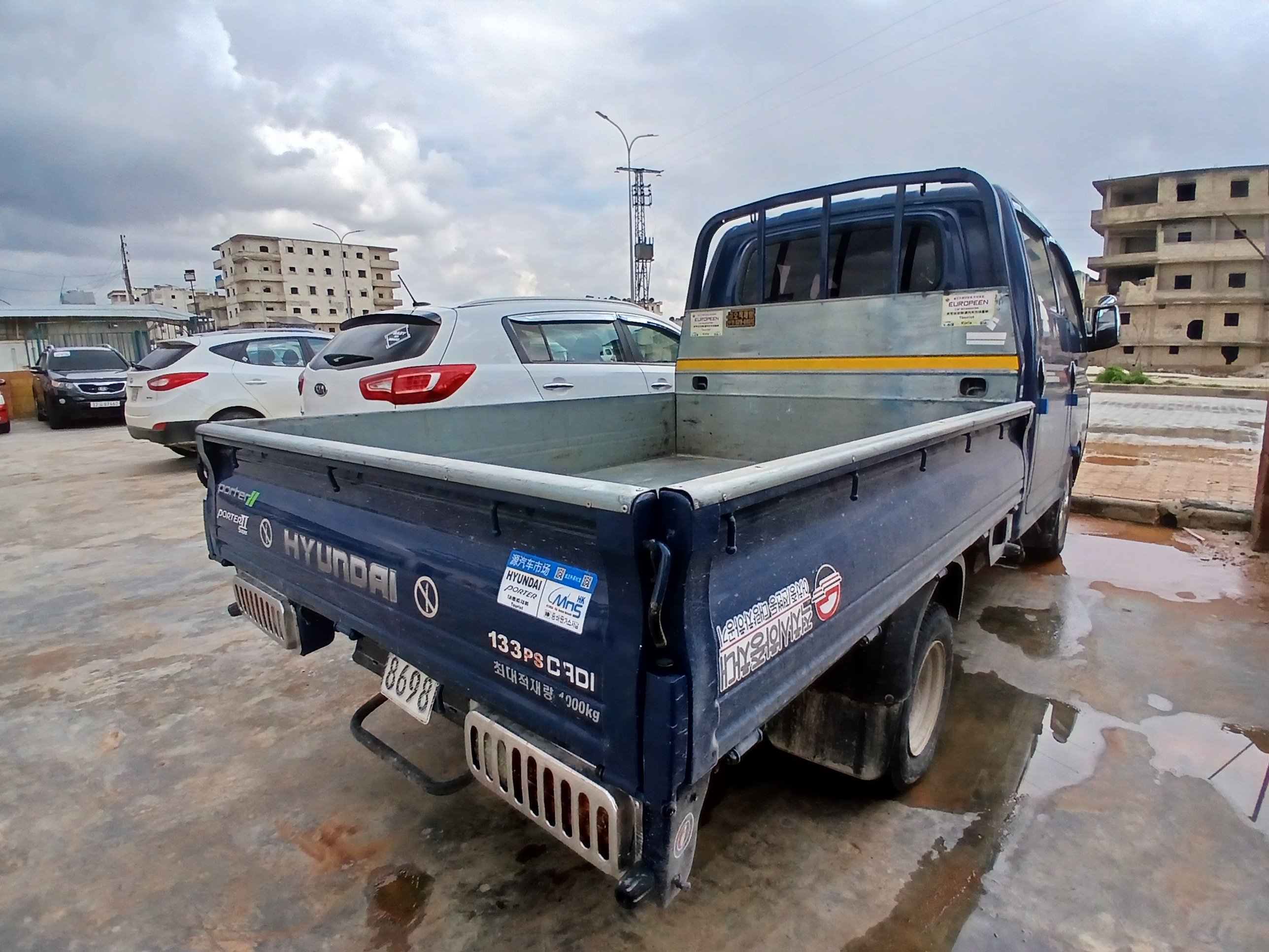 kilometrage car sale hyundai porter ii 2 crdi cargo truck used 2014 aleppo yh image