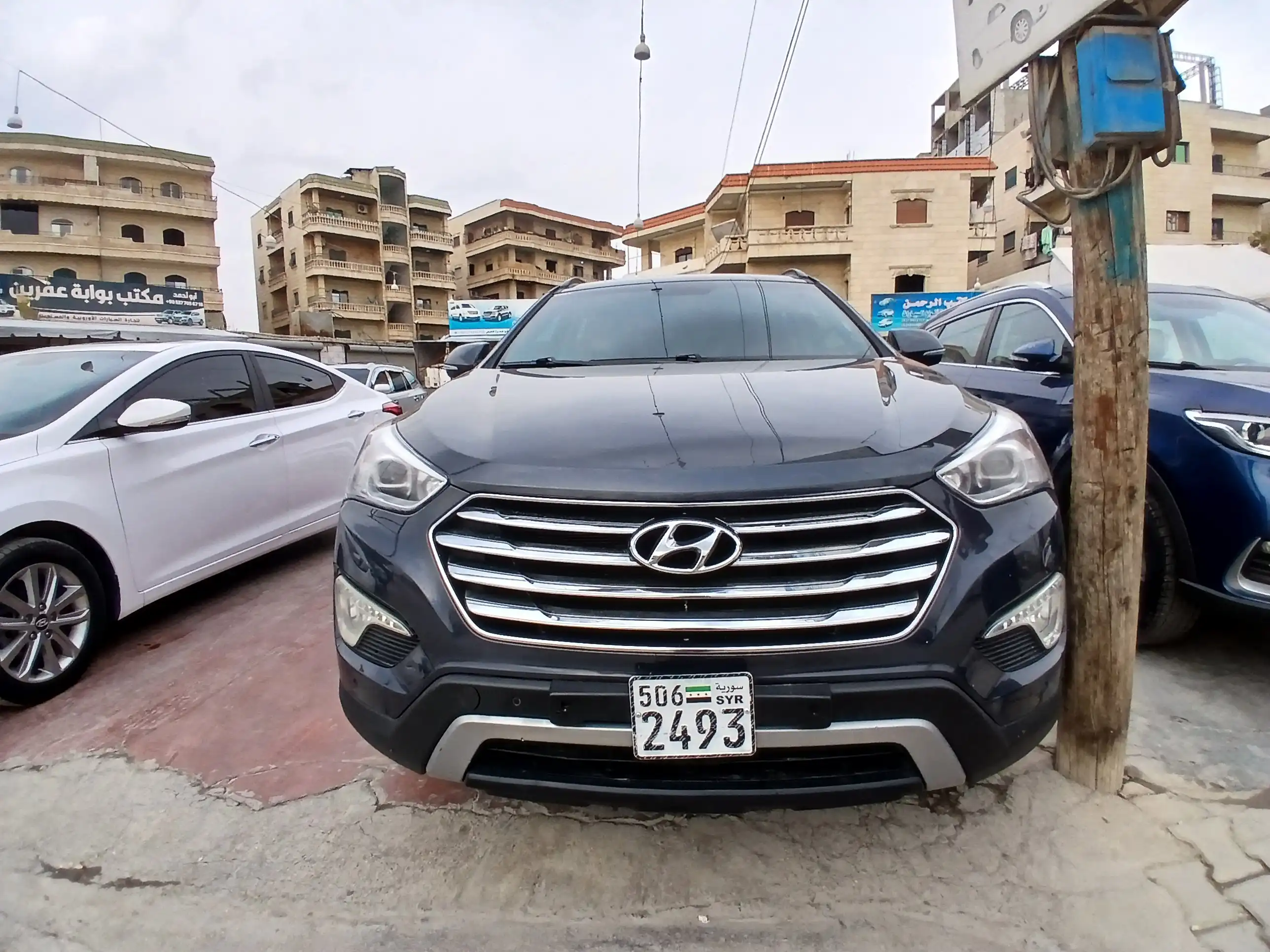 kilometrage car sale hyundai maxcruz evgt suv 2014 aleppo mk image