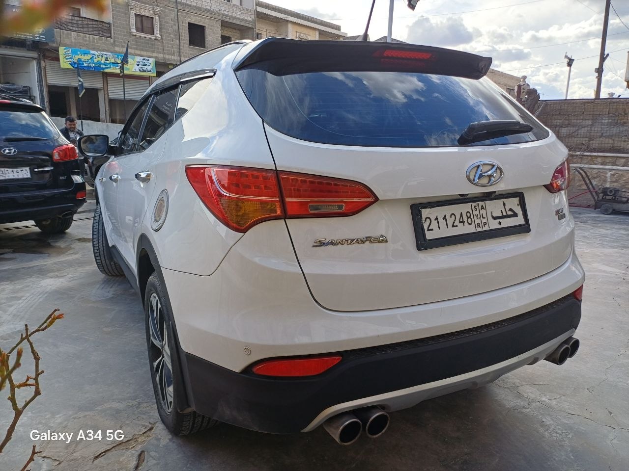 kilometrage car sale hyundai santa fe evgt suv used 2013 aleppo kz image