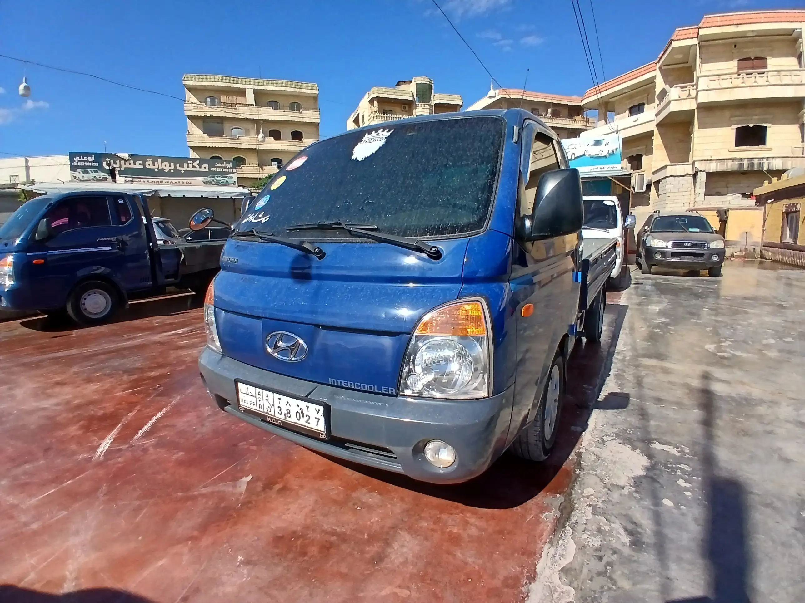 kilometrage car sale hyundai porter 2 crdi cargo truck used 2010 aleppo bk image