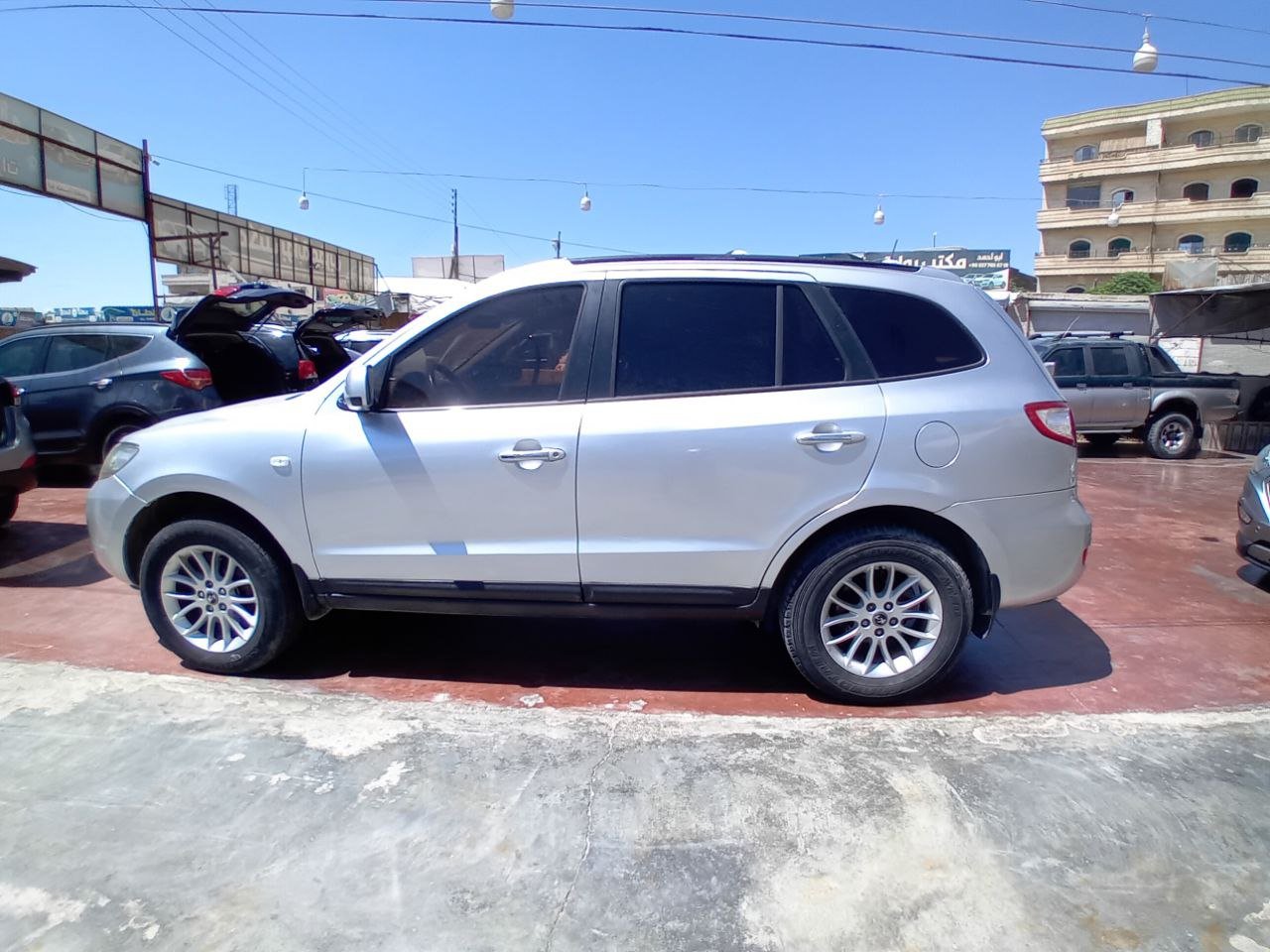 kilometrage car sale hyundai santa fe clx suv used 2007 aleppo ti image
