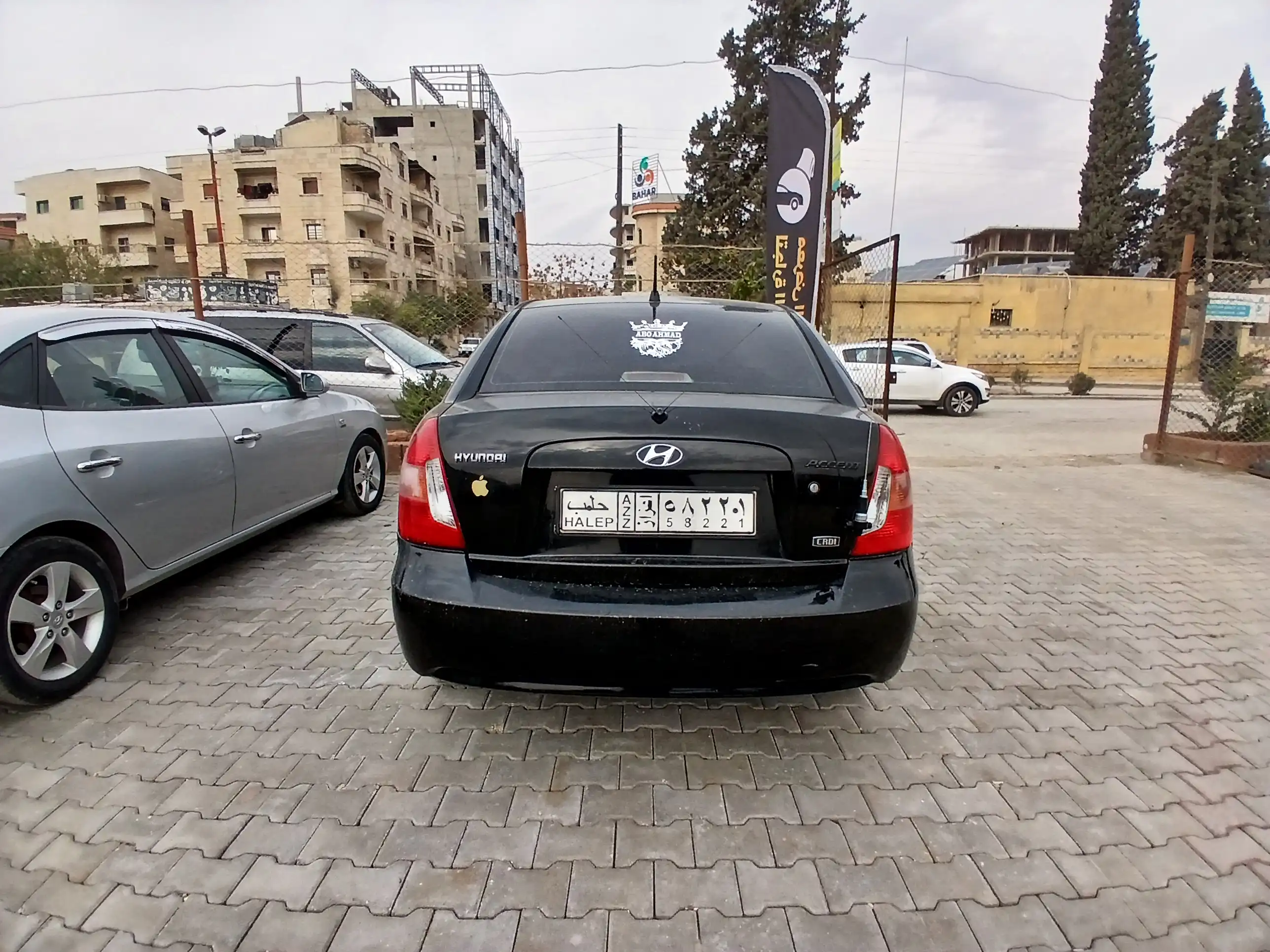 kilometrage car sale hyundai accent standard sedan used 2007 aleppo hi image