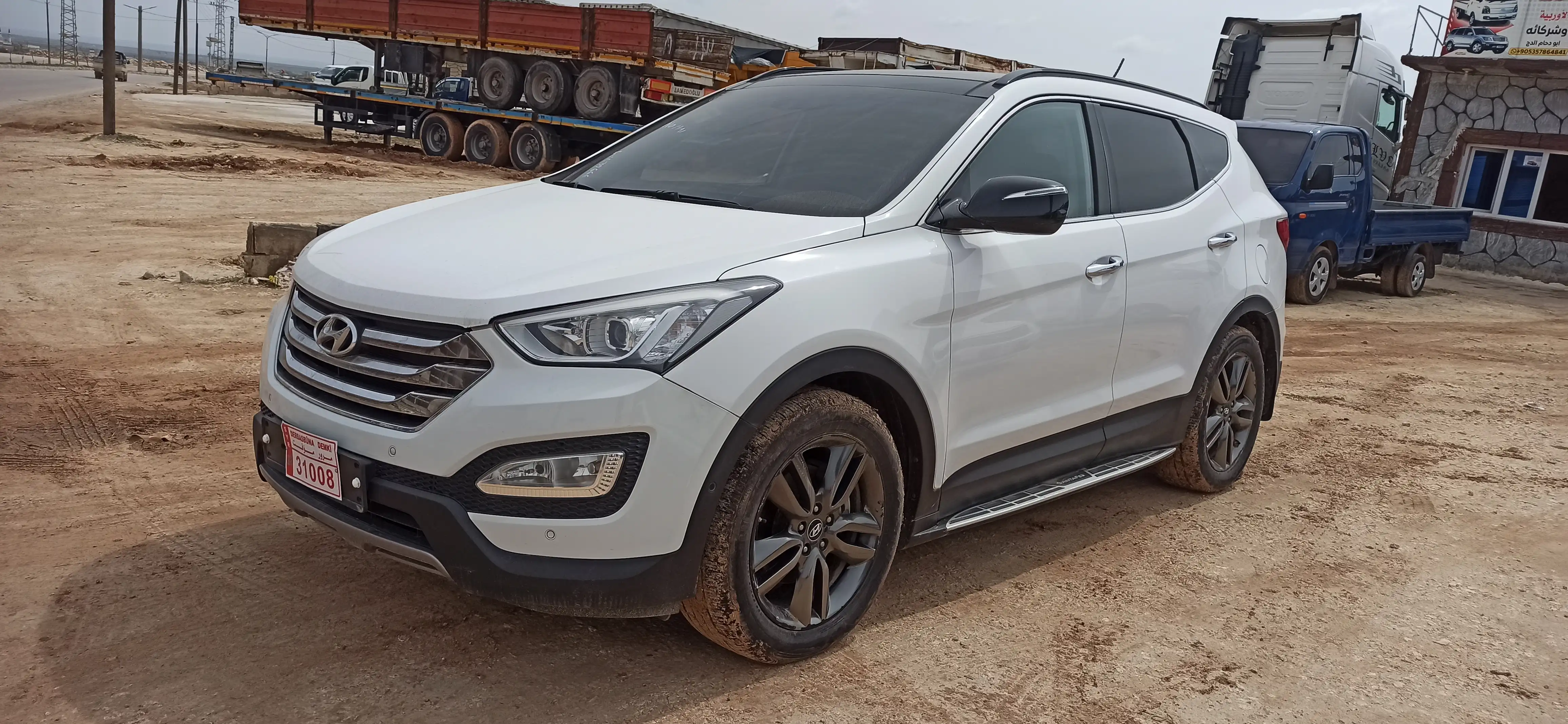 kilometrage car sale hyundai santa fe evgt suv used 2017 aleppo vd image