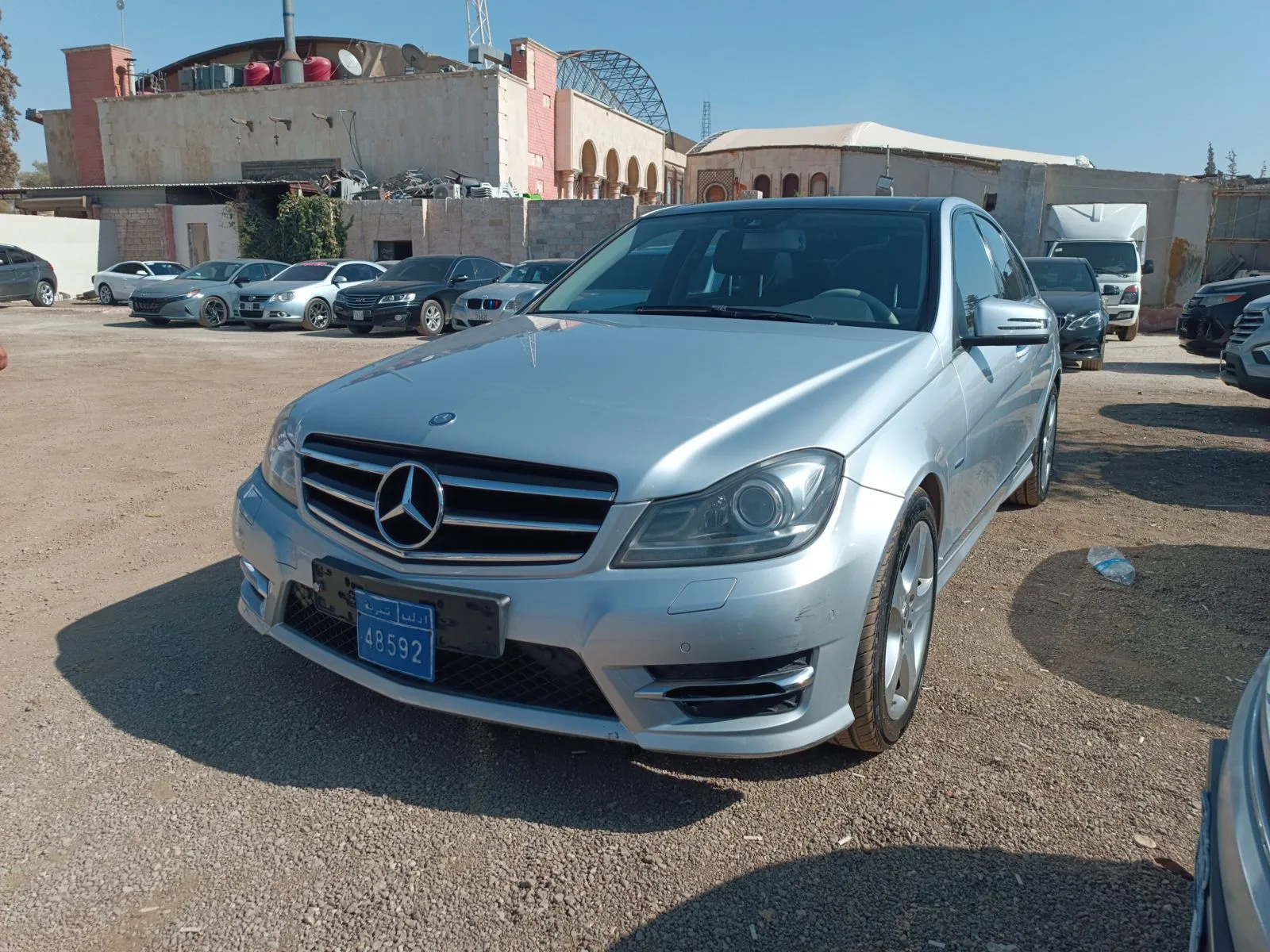 kilometrage car sale mercedes benz c class c 200 sedan used 2013 aleppo xj card image
