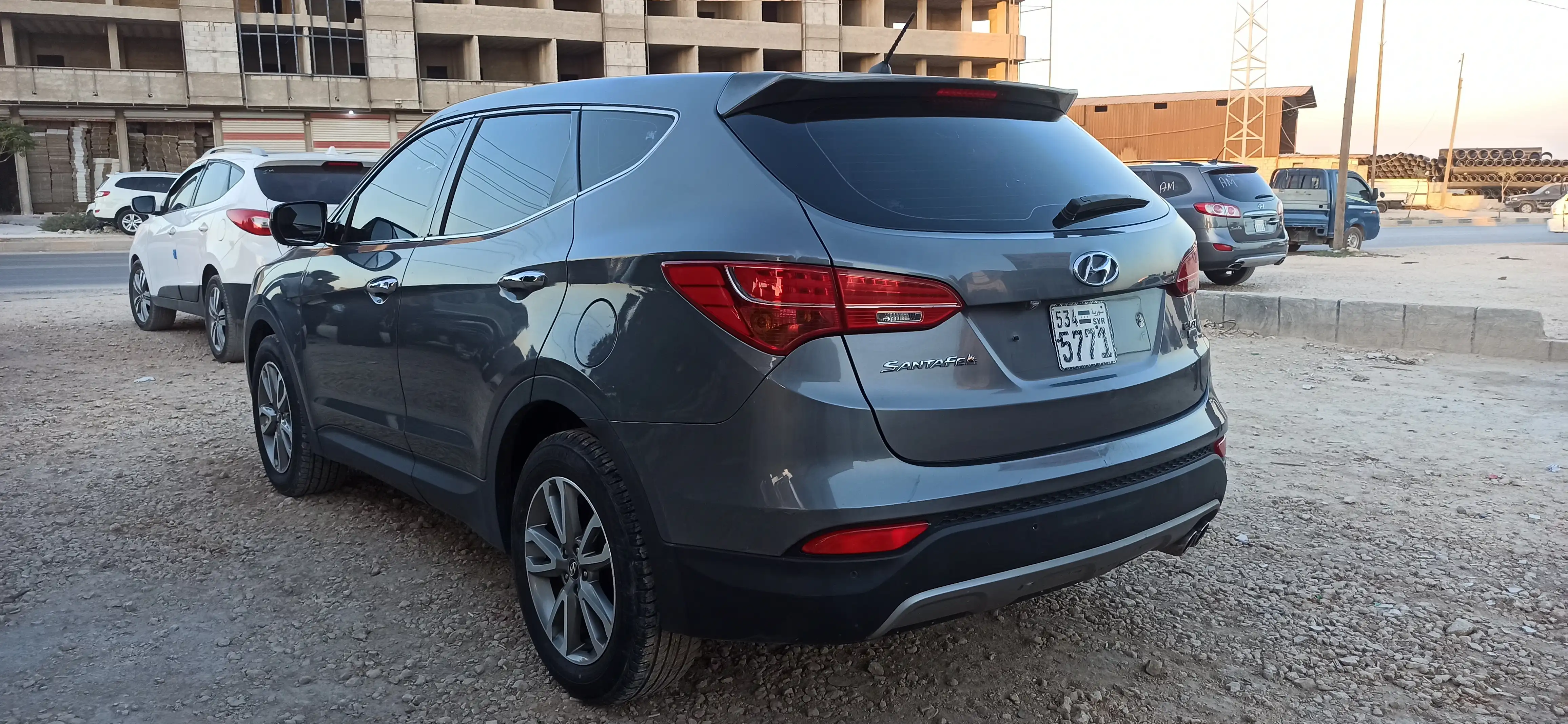 kilometrage car sale hyundai santa fe evgt suv used 2014 aleppo xn image