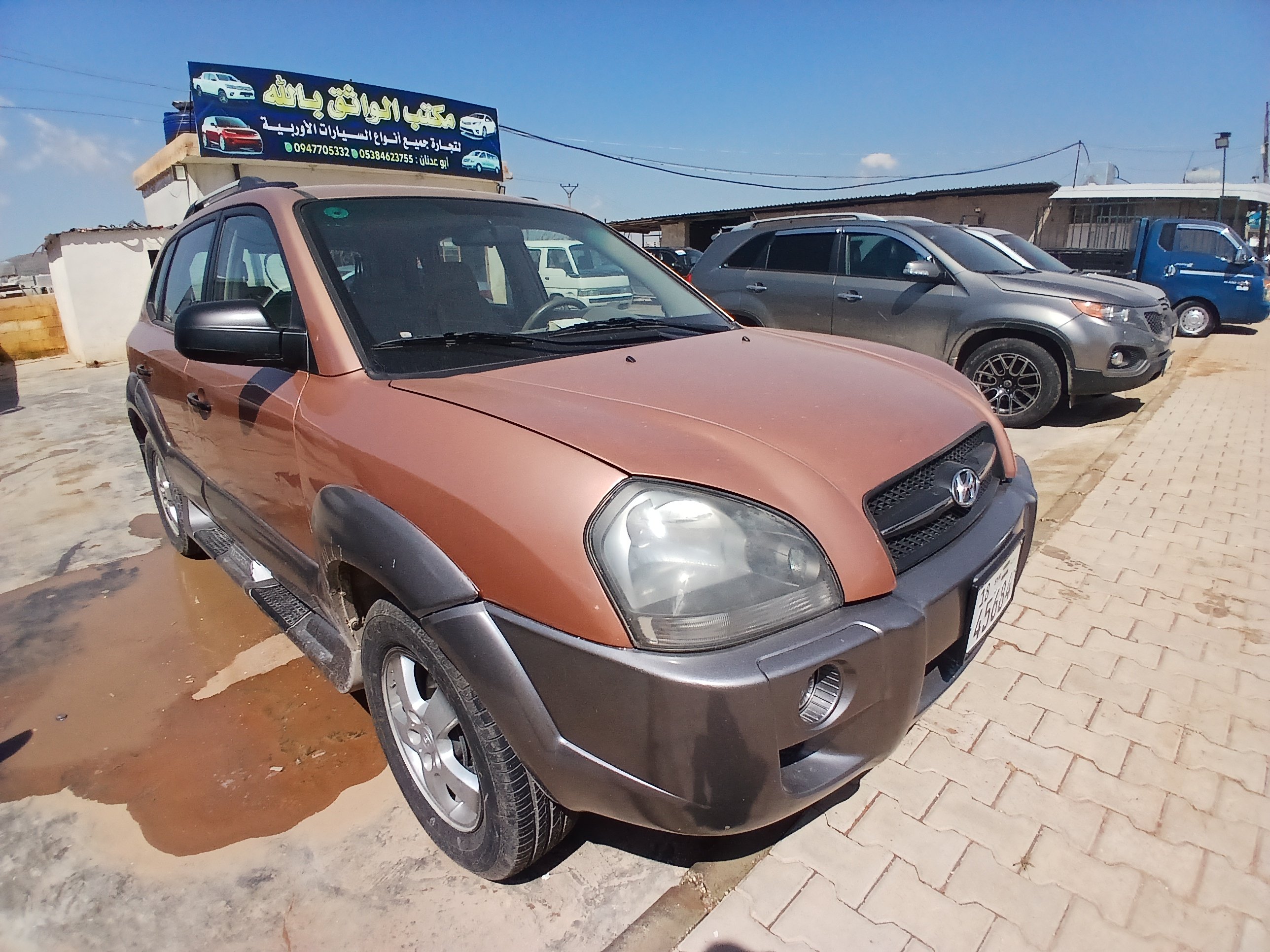 kilometrage car sale hyundai tucson standard suv used 2005 aleppo cd image