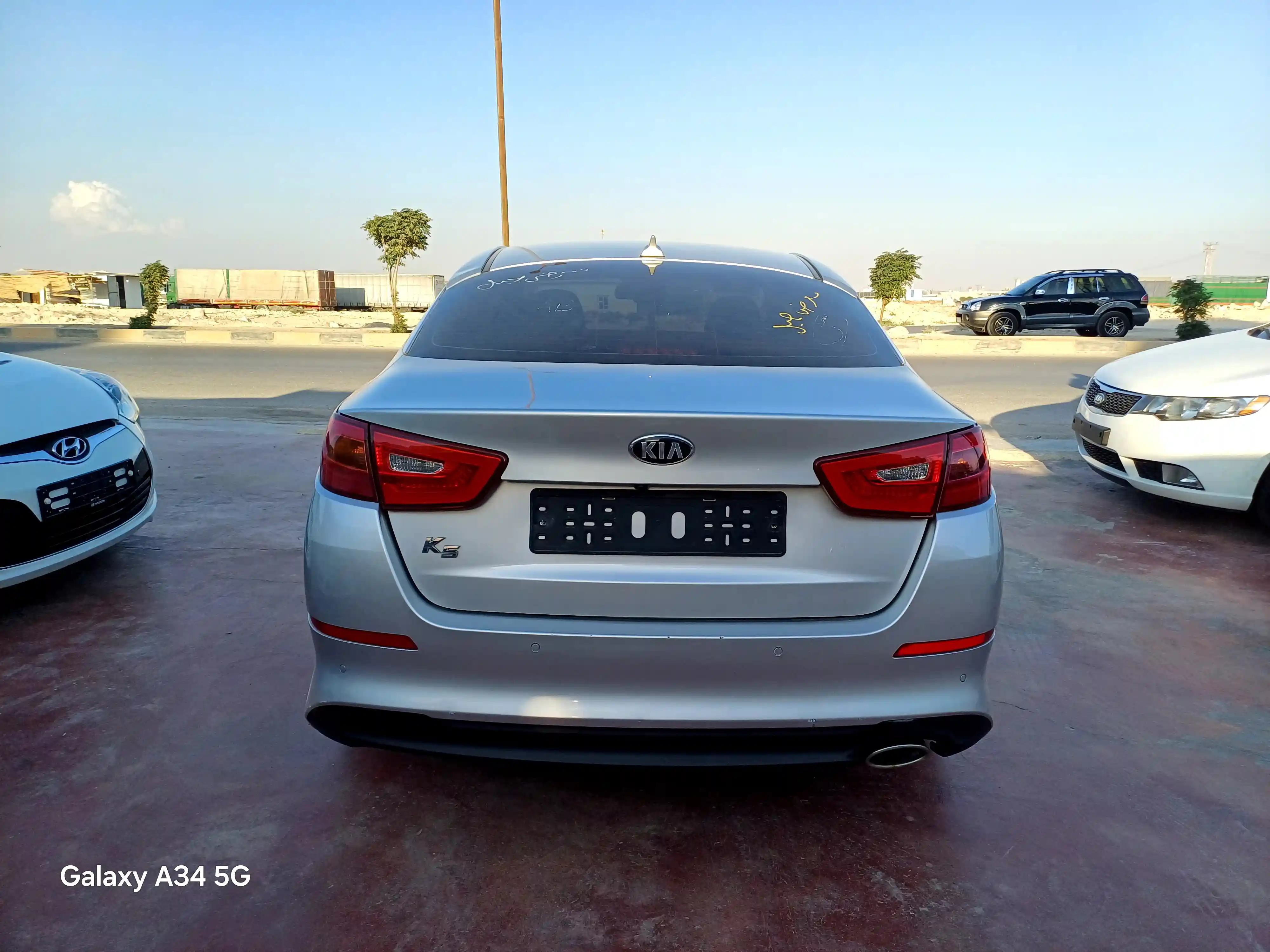 kilometrage car sale kia k5 standard sedan used 2014 aleppo ii image