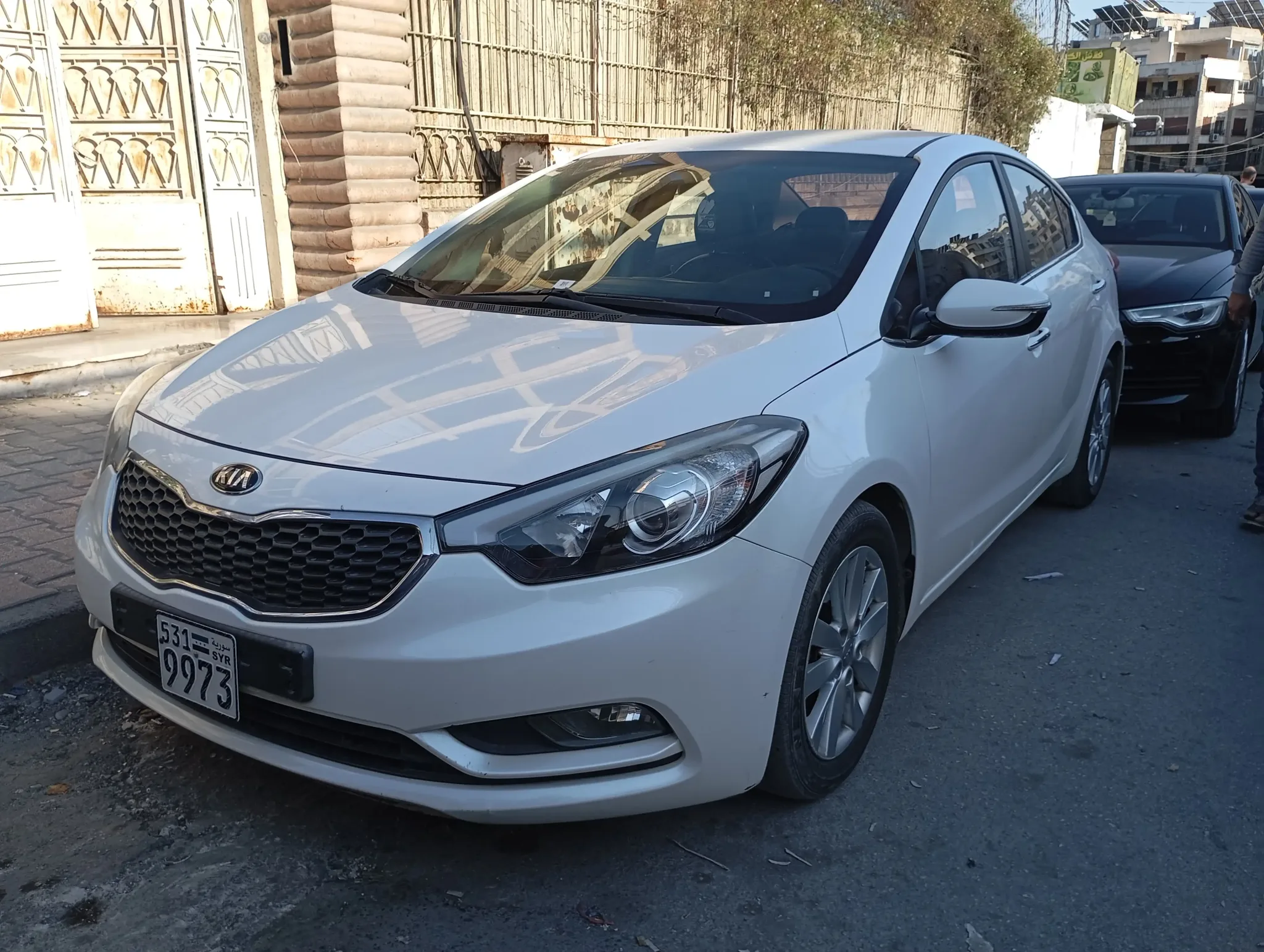 kilometrage car sale kia k3 ex sedan used 2014 aleppo gx card image