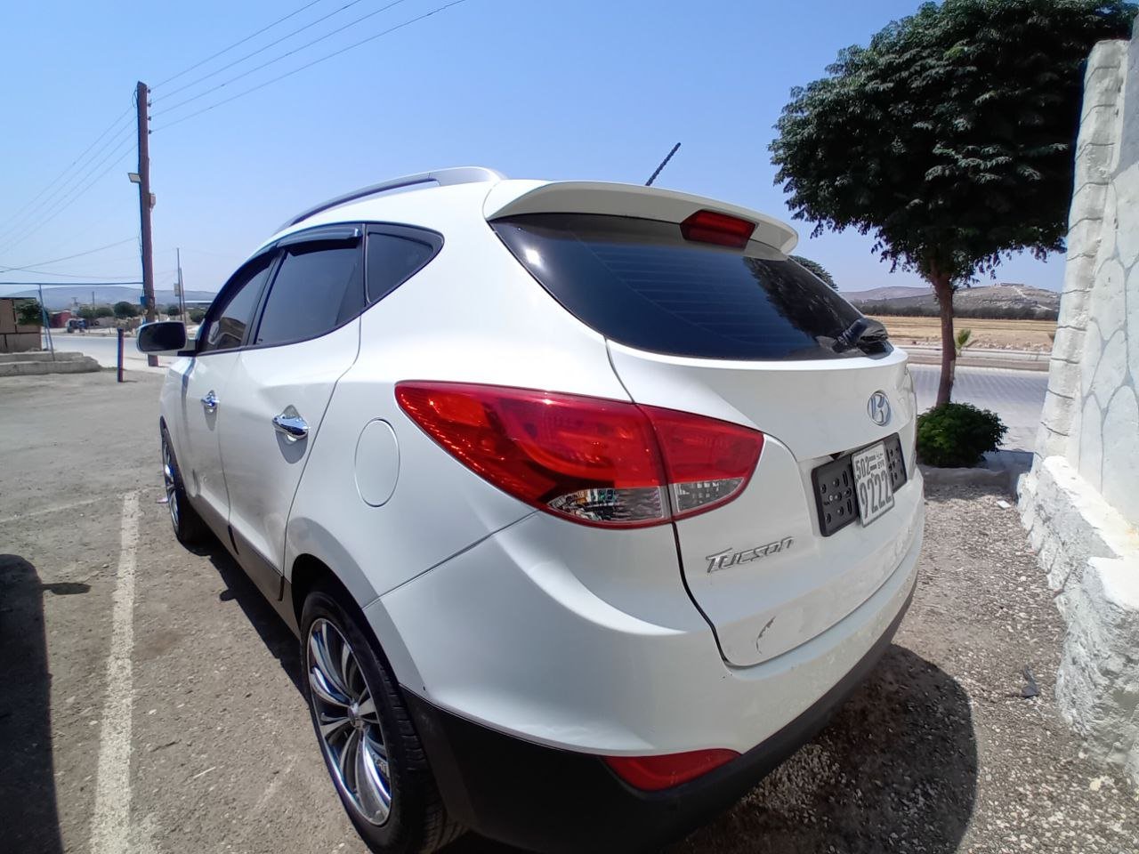 kilometrage car sale hyundai tucson lx20 evgt suv used 2010 aleppo mz image