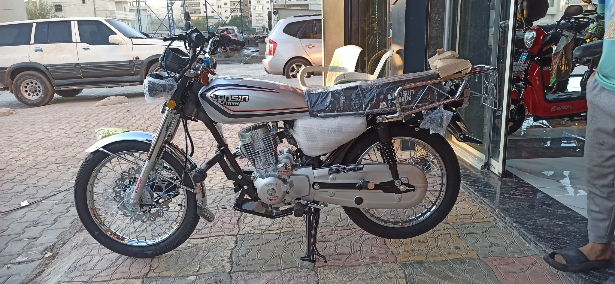 kilometrage motorbike loncin cg 150 commercial new 2025 aleppo as image