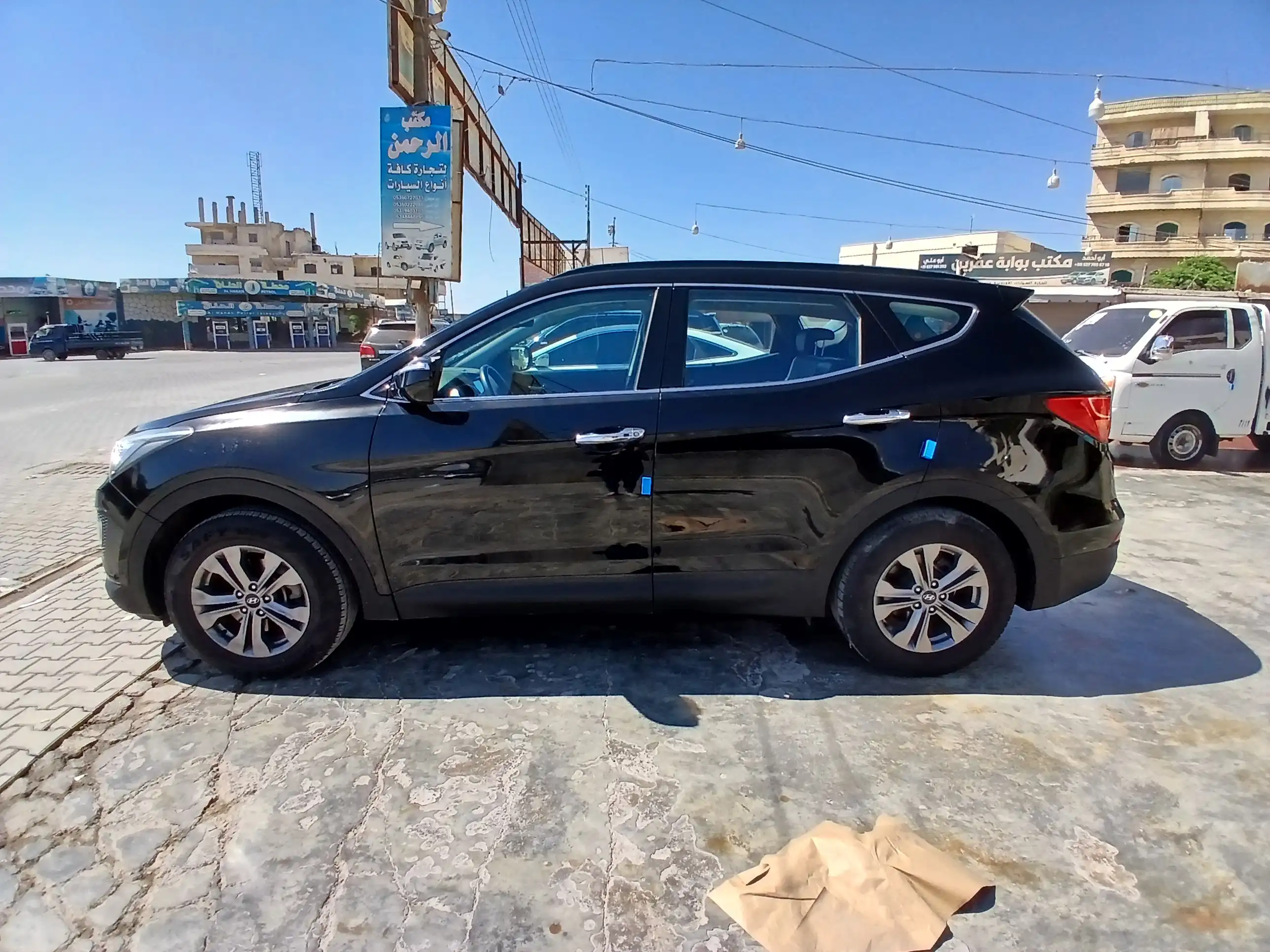kilometrage car sale hyundai santa fe evgt suv used 2014 aleppo rf image