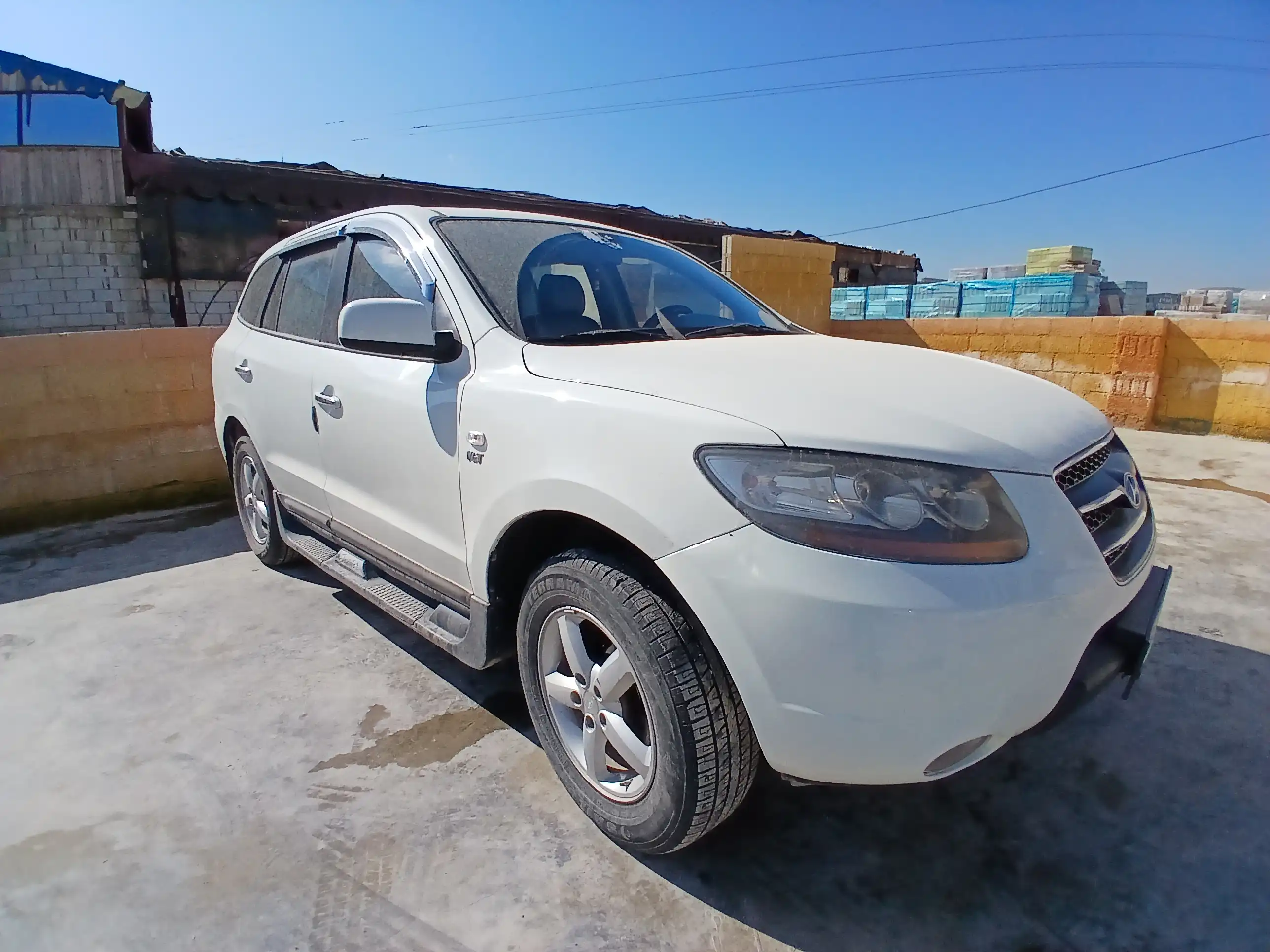 kilometrage car sale hyundai santa fe clx suv used 2008 aleppo hm image