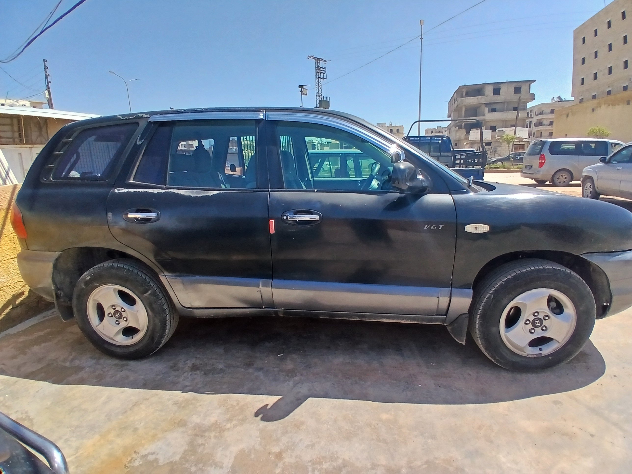 kilometrage car sale hyundai santa fe gold suv used 2003 aleppo sf image