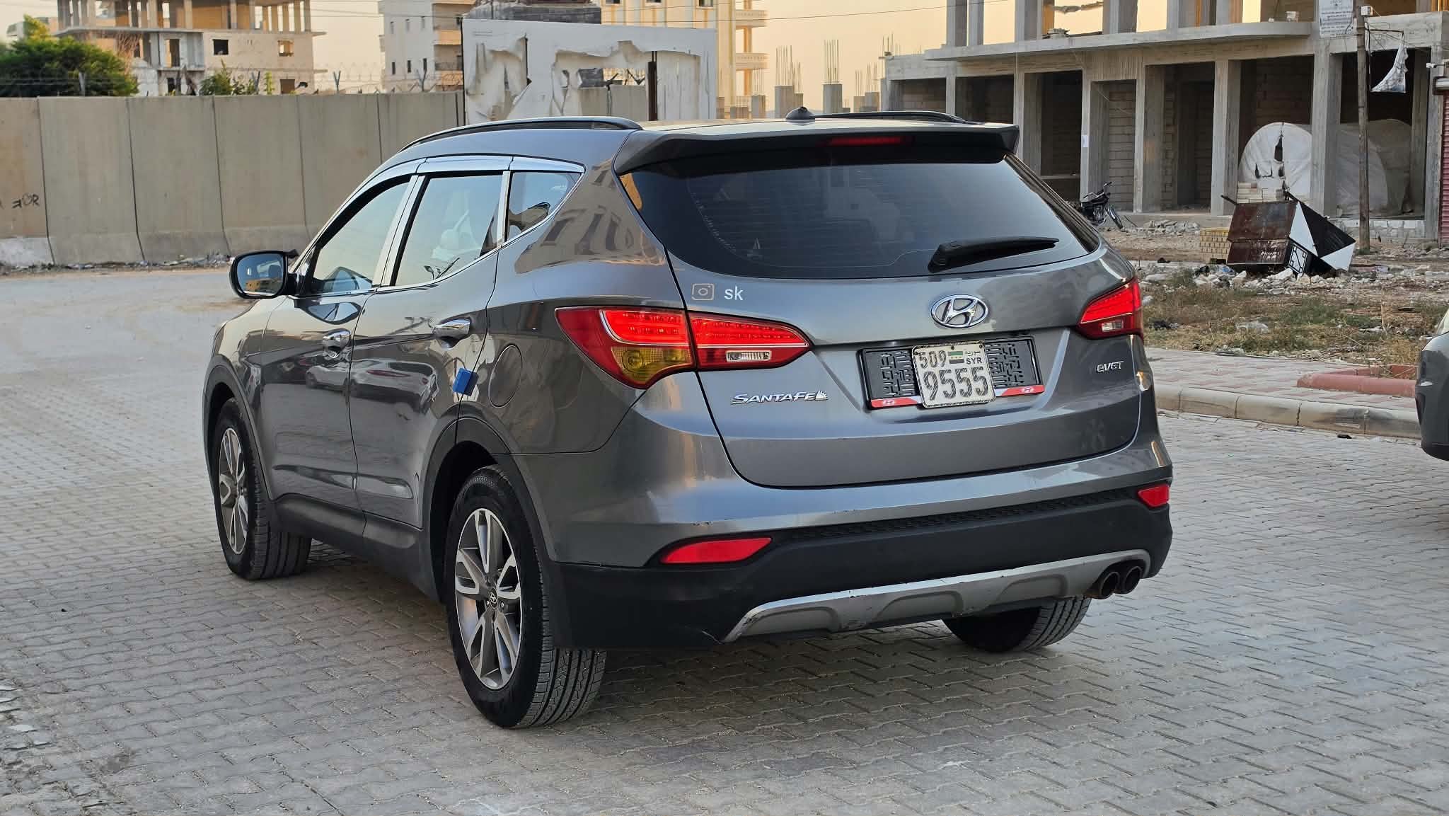 kilometrage car sale hyundai santa fe evgt suv used 2013 aleppo iz image