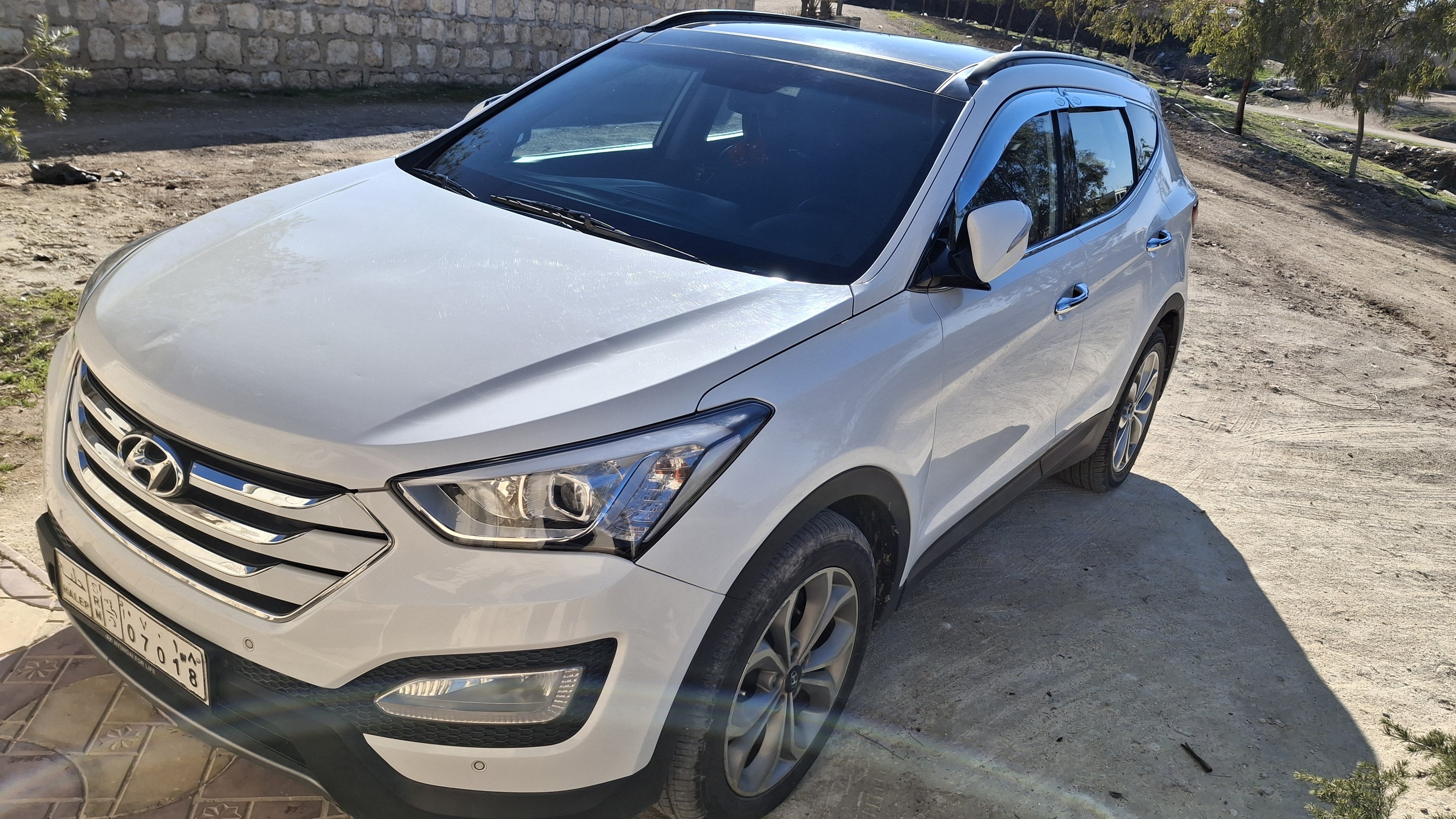 kilometrage car sale hyundai santa fe e vgt sedan used 2014 aleppo mx card image