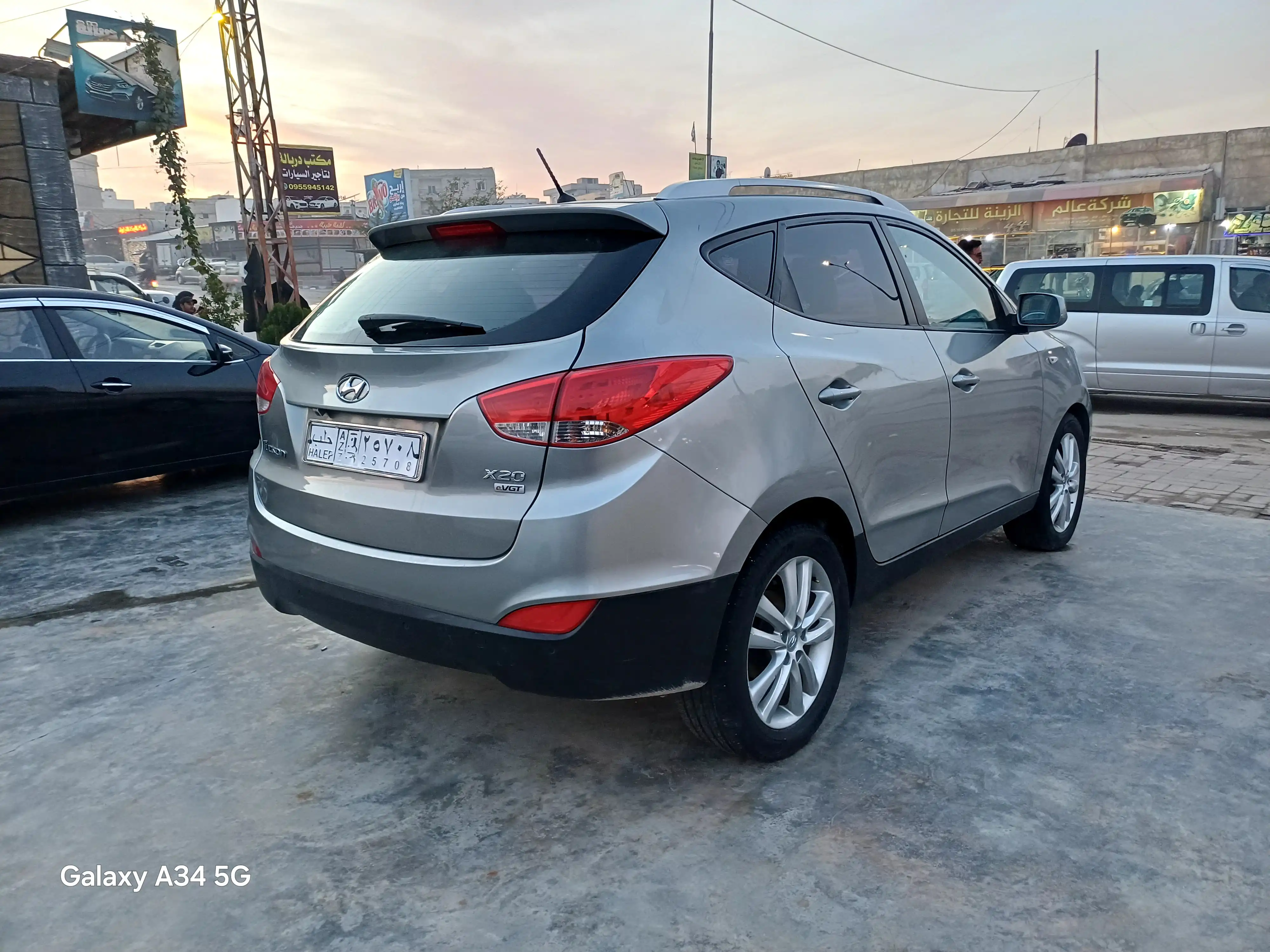 kilometrage car rent hyundai tucson x20 evgt ishnklq used 2012 aleppo ll image