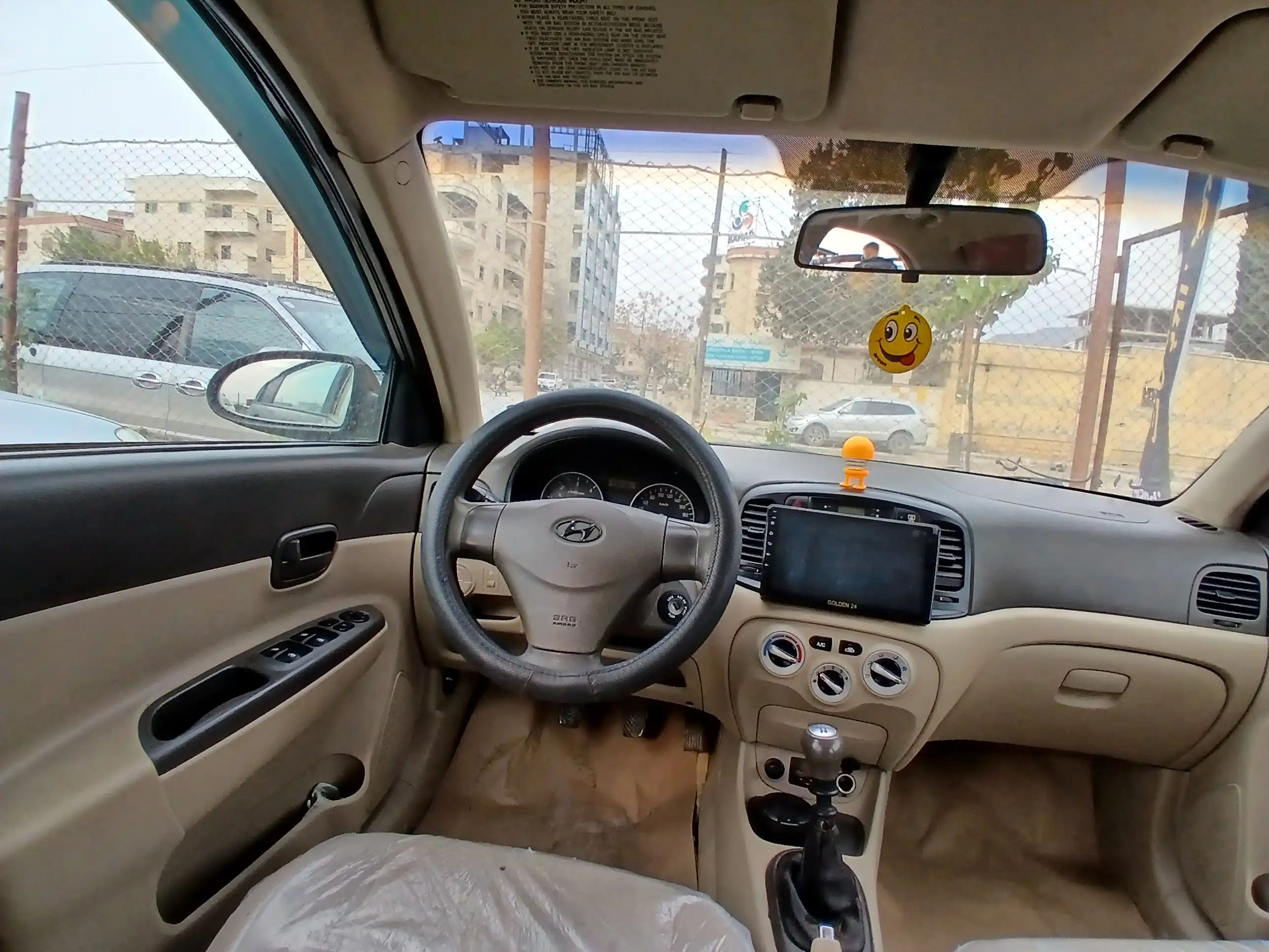 kilometrage car sale hyundai accent standard sedan used 2007 aleppo hi image
