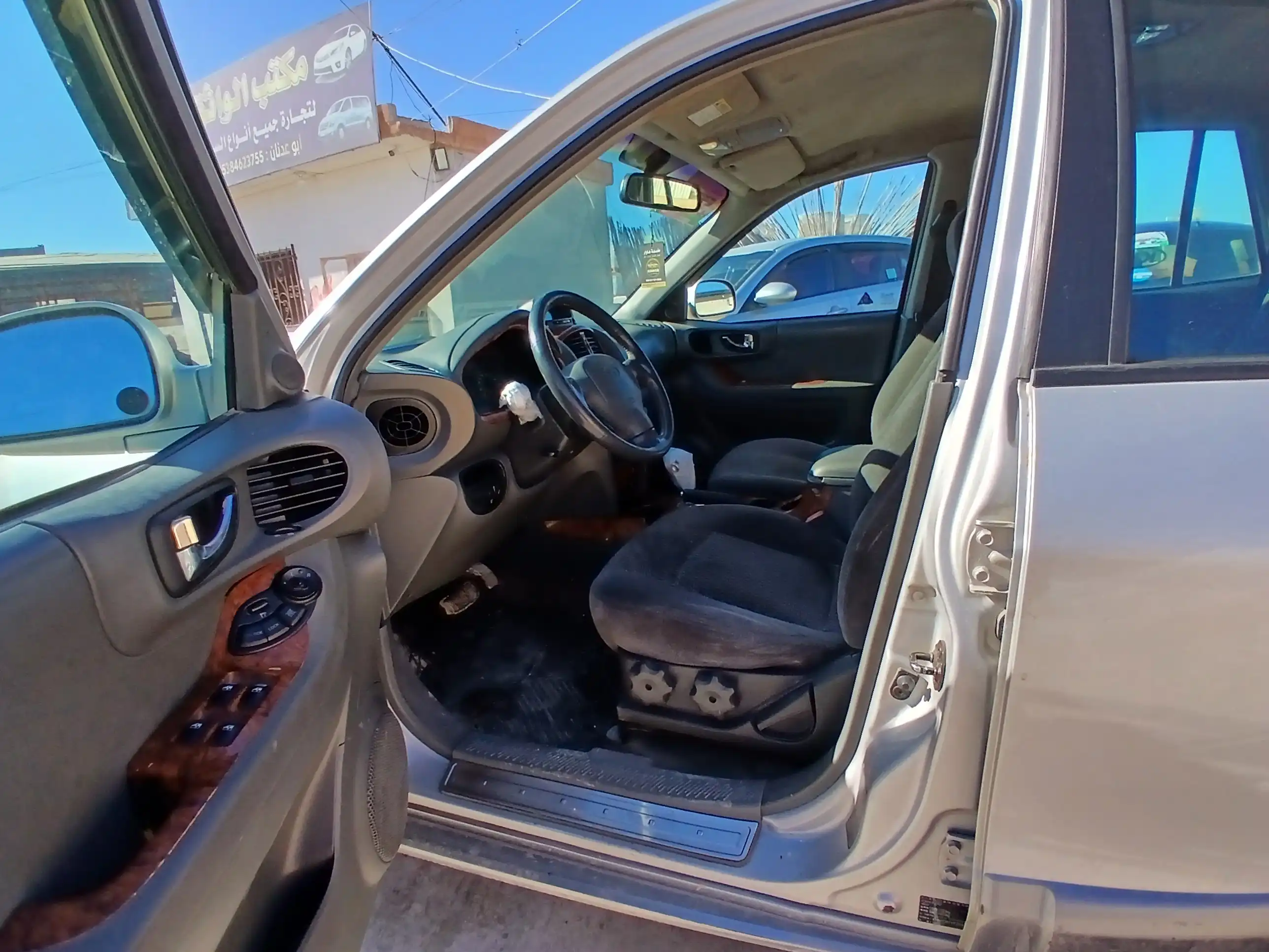 kilometrage car sale hyundai santa fe gold suv used 2003 aleppo av image