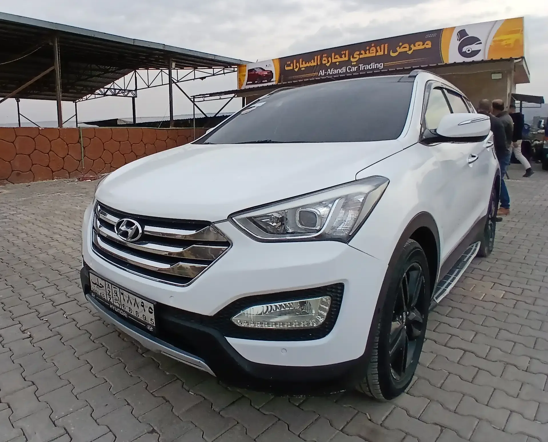 kilometrage car sale hyundai santa fe evgt suv used 2012 aleppo kd card image