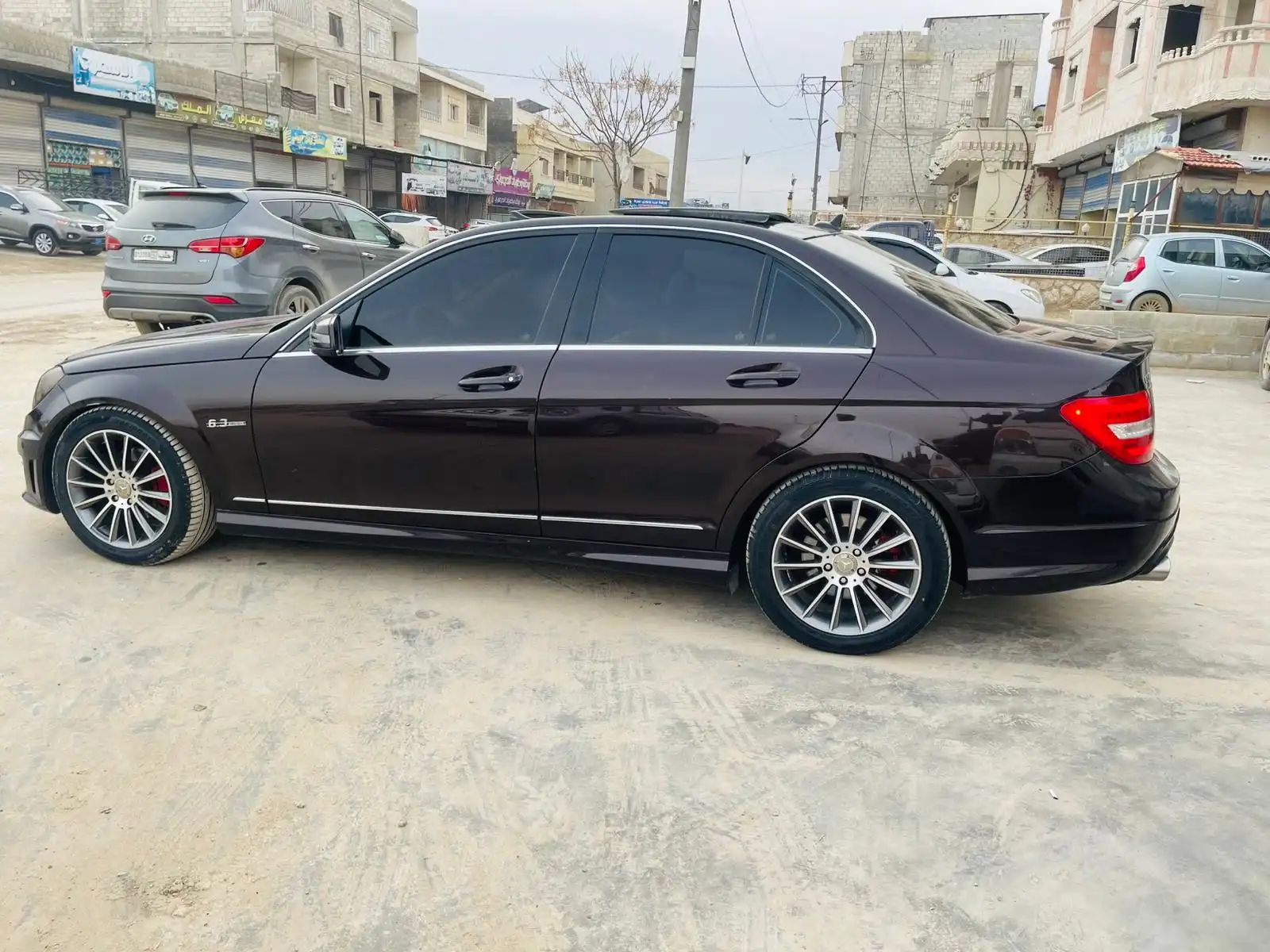 kilometrage car sale mercedes c class c63 amg sedan used 2013 aleppo vn image