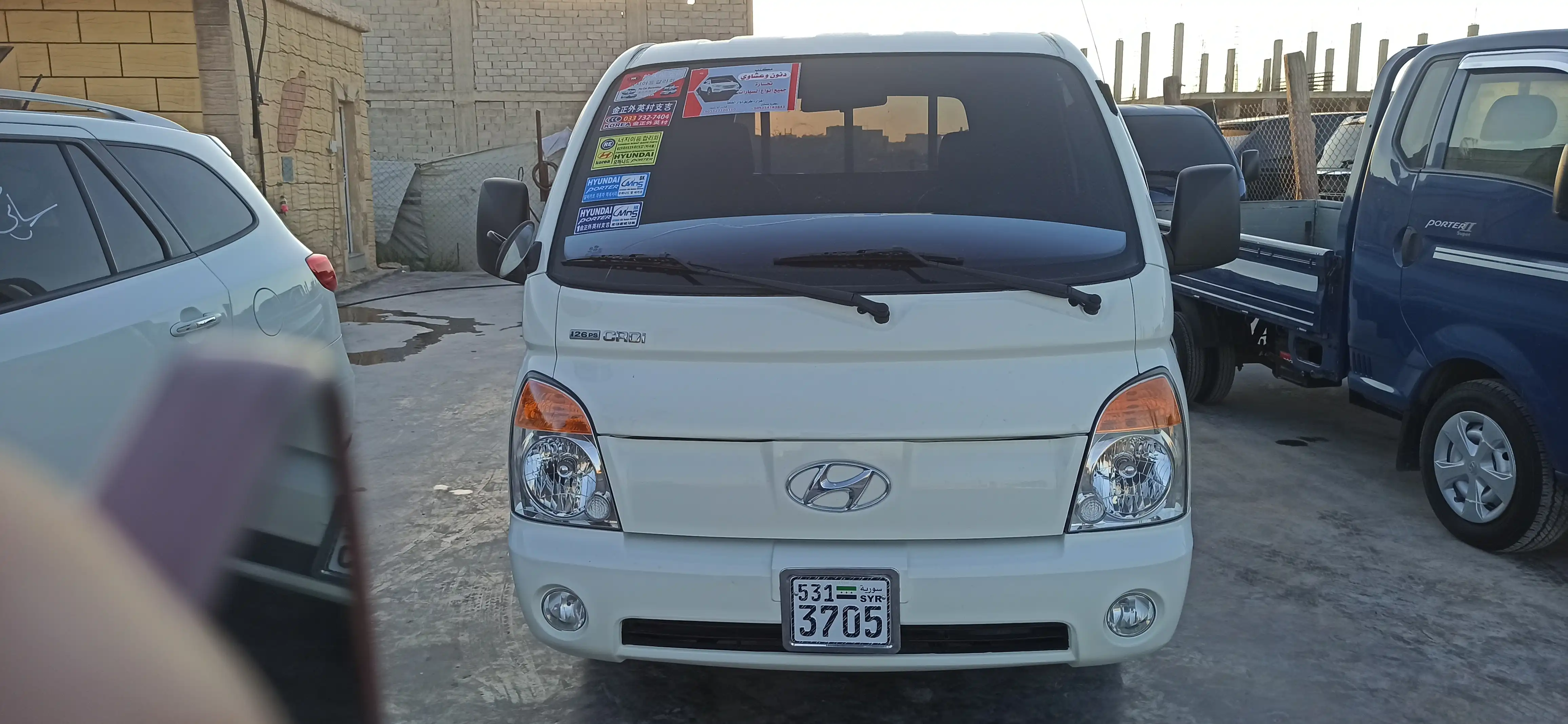 kilometrage car sale hyundai porter 2 crdi cargo truck used 2010 aleppo vh image