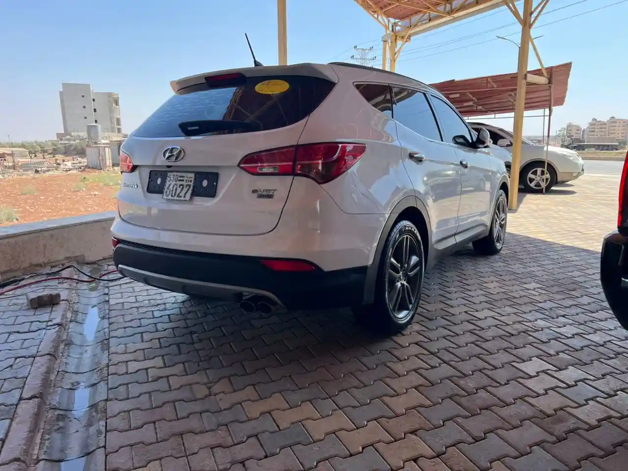 kilometrage car sale hyundai santa fe evgt suv 2014 aleppo wv image