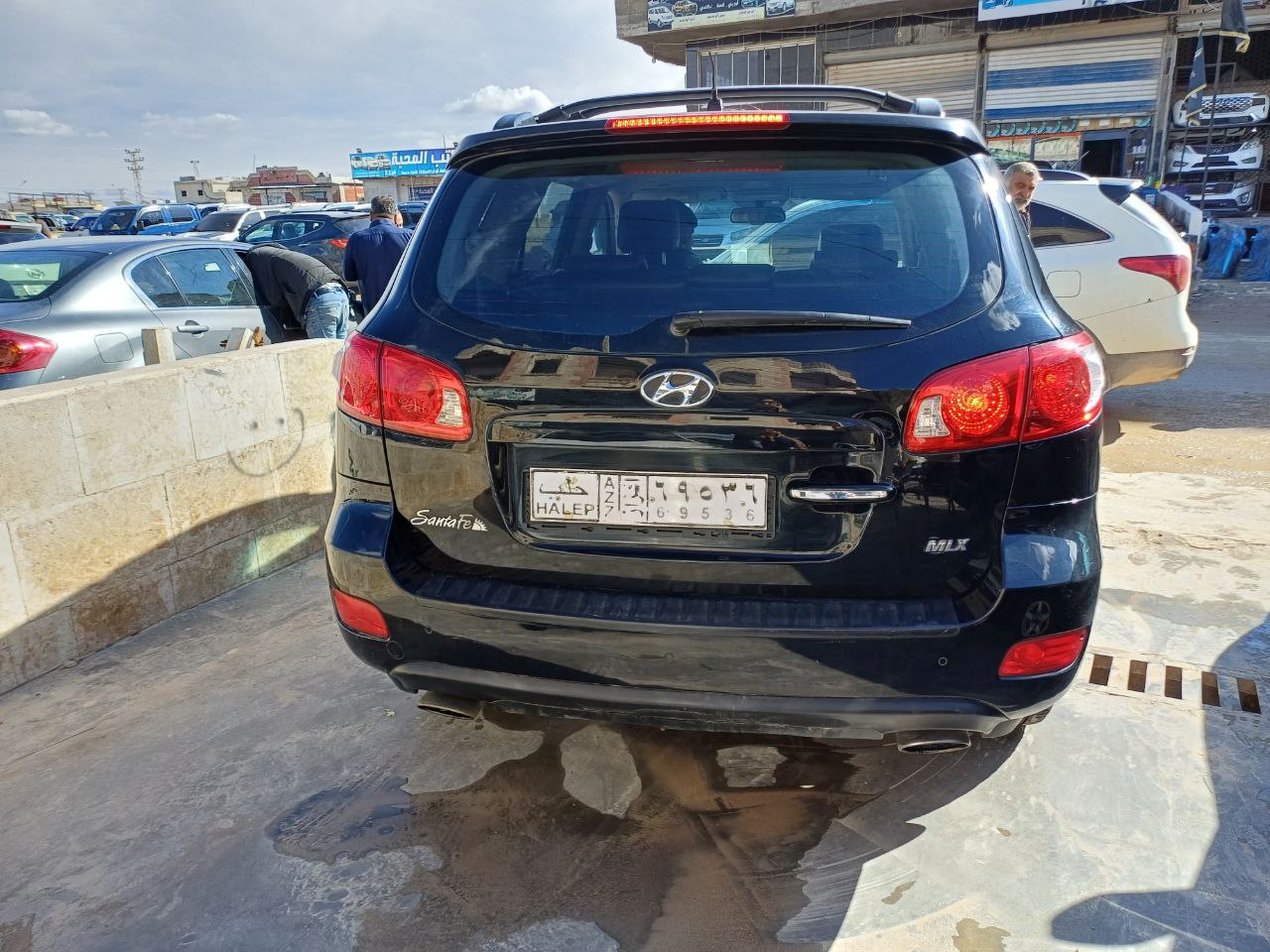 kilometrage car sale hyundai santa fe mlx suv used 2007 aleppo ll image