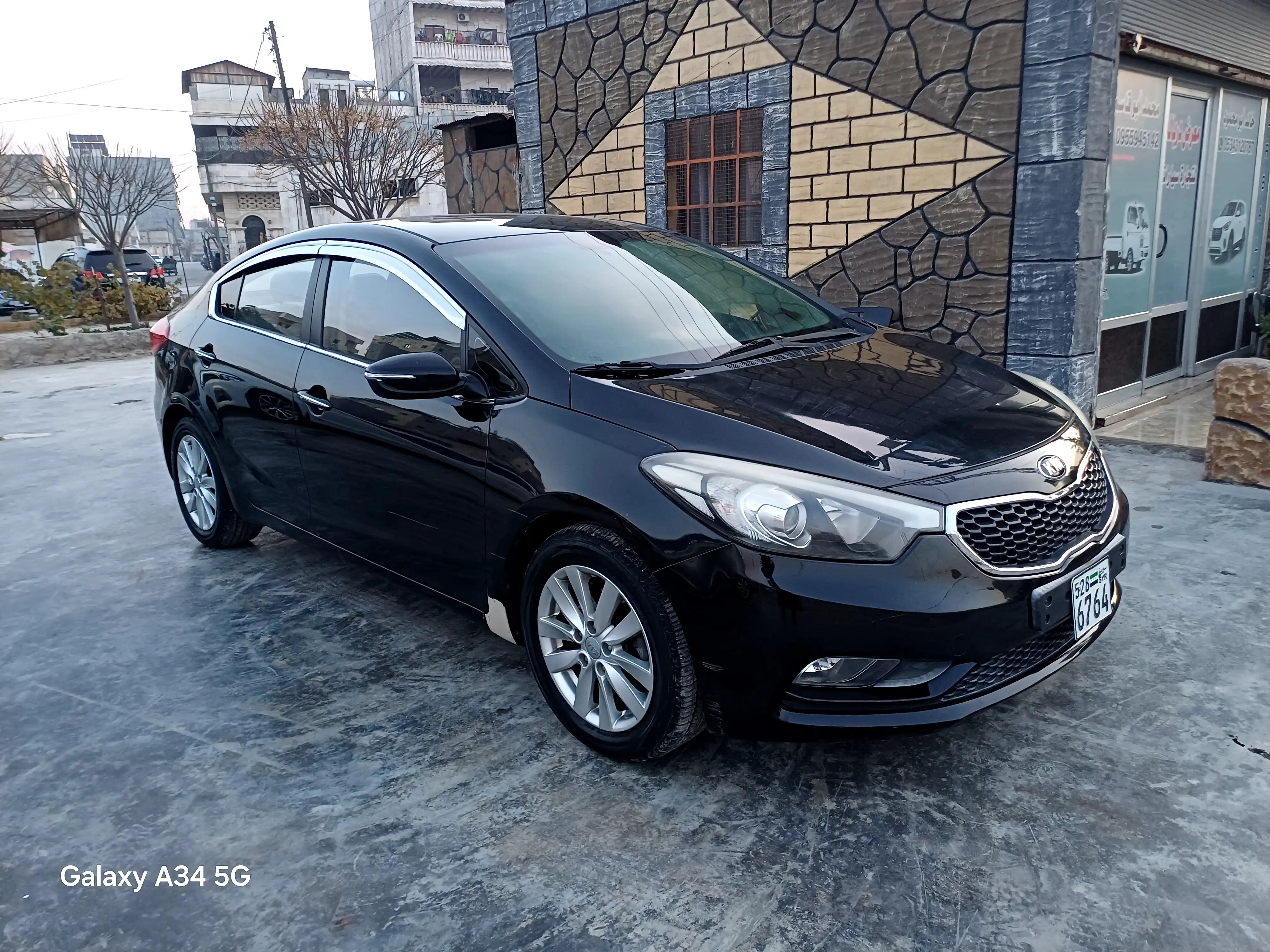 kilometrage car rent kia k3 lx sedan used 2014 aleppo ot image