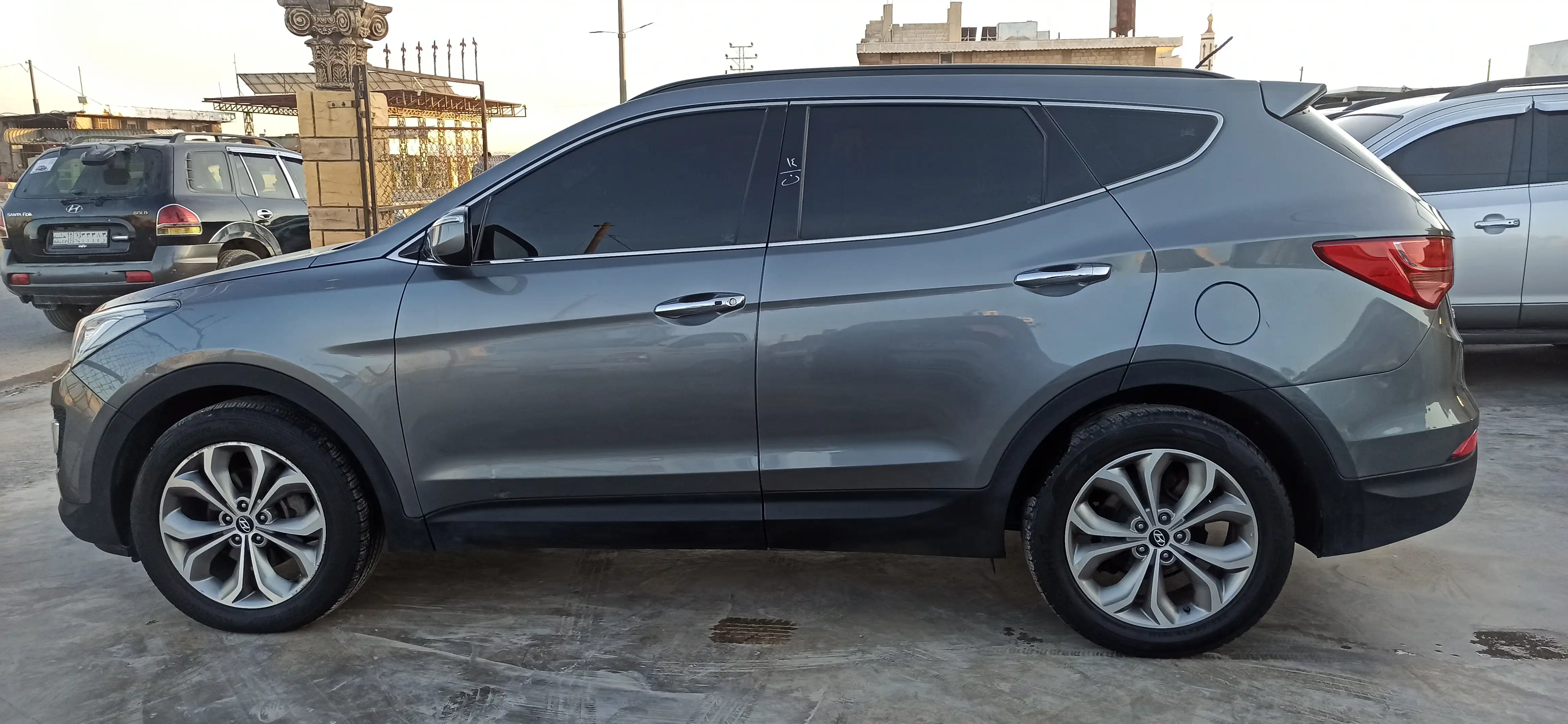 kilometrage car sale hyundai santa fe evgt suv used 2014 aleppo kd image