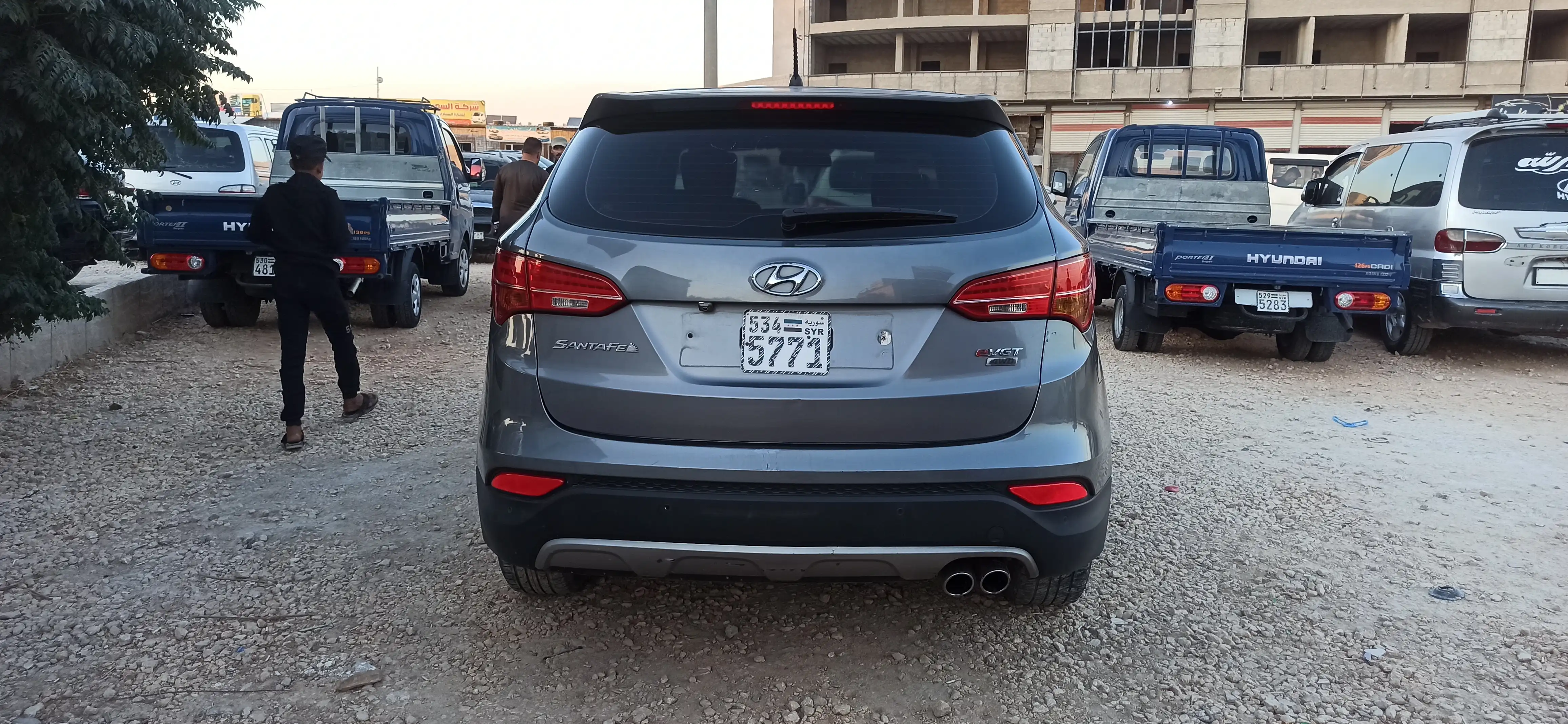 kilometrage car sale hyundai santa fe evgt suv used 2014 aleppo xn image
